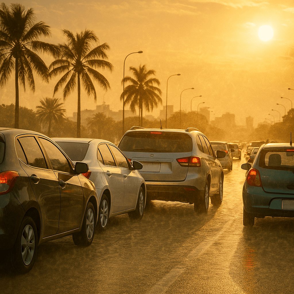 ola-calor-guayaquil-autos