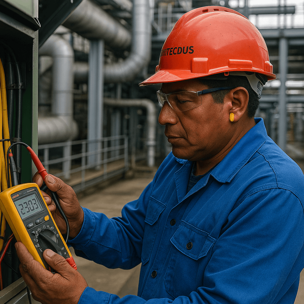 tecnico-industrial-ecuador-mediendo-consumo-energia-servitecdus