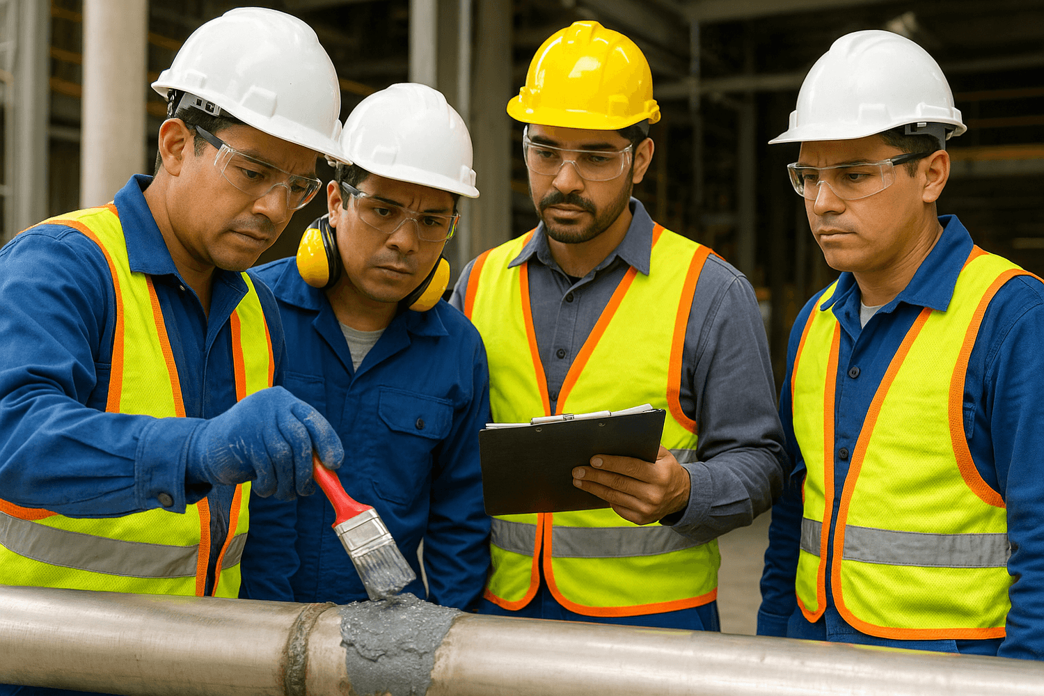 equipo-industrial-ecuador-verificando-curado-epoxico-servitecdus