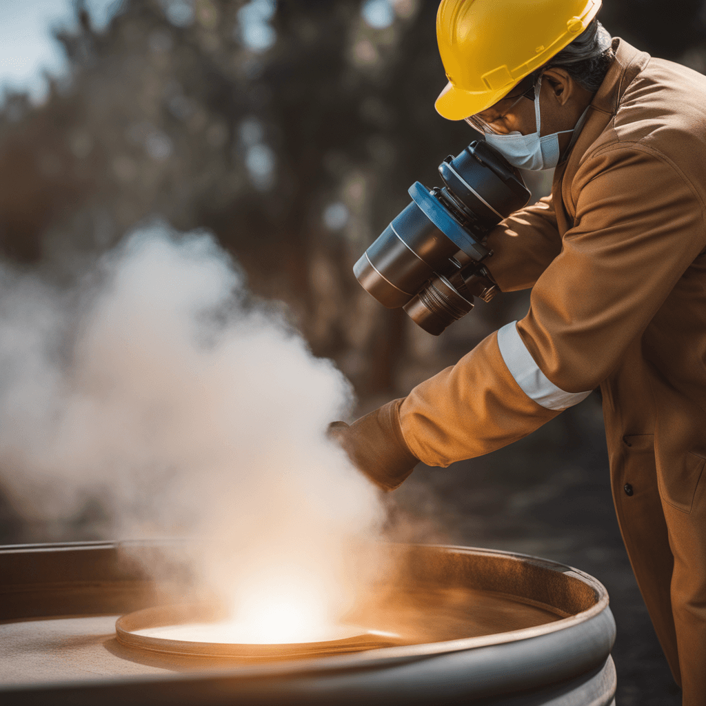 Catalizador recuperando flujo de gases tras limpieza