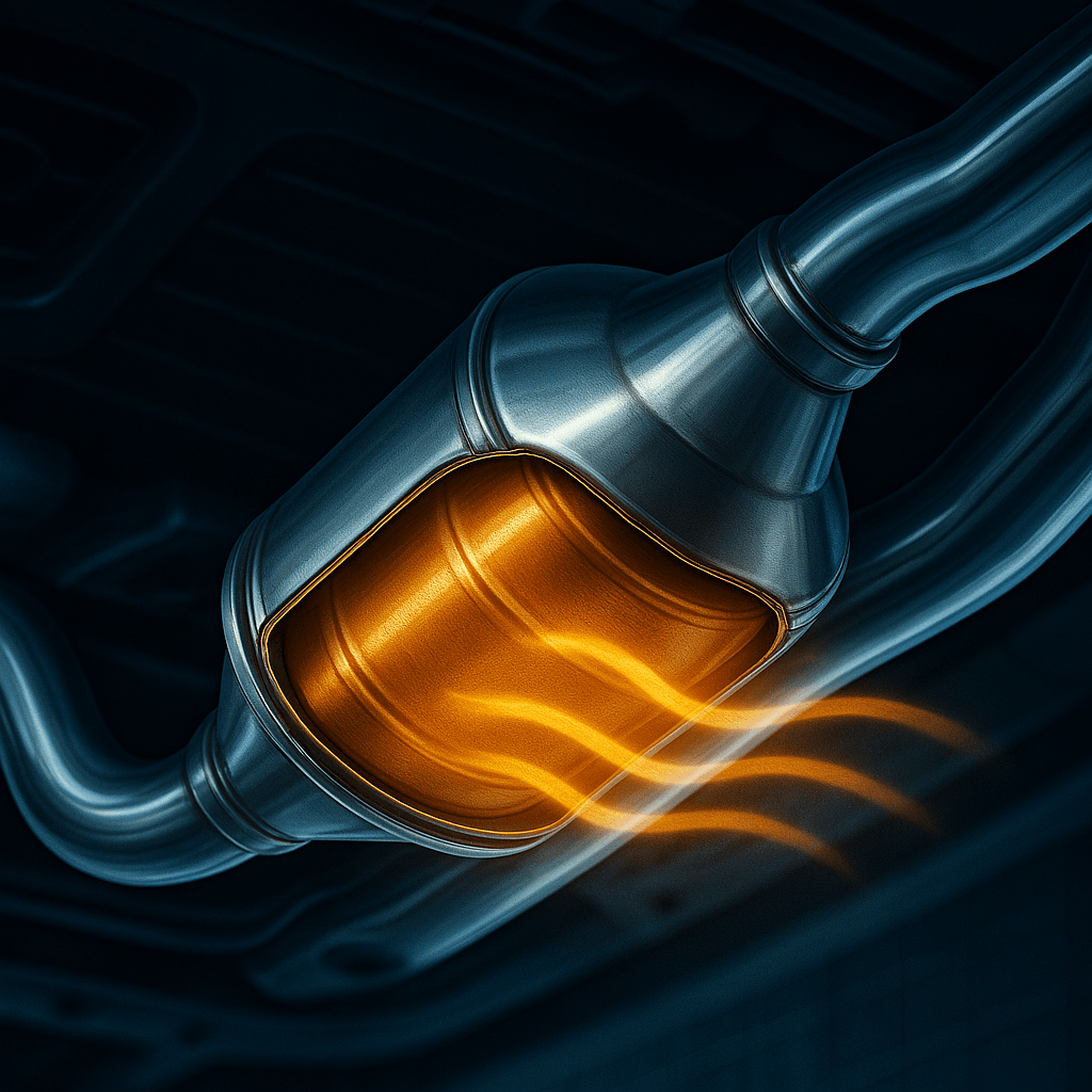 Catalizador limpio y funcionando correctamente