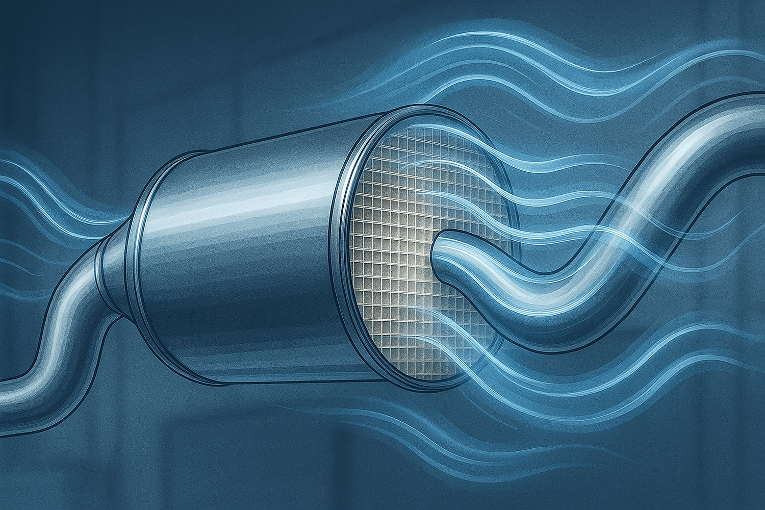 Sistema de escape limpio tras tratamiento interno