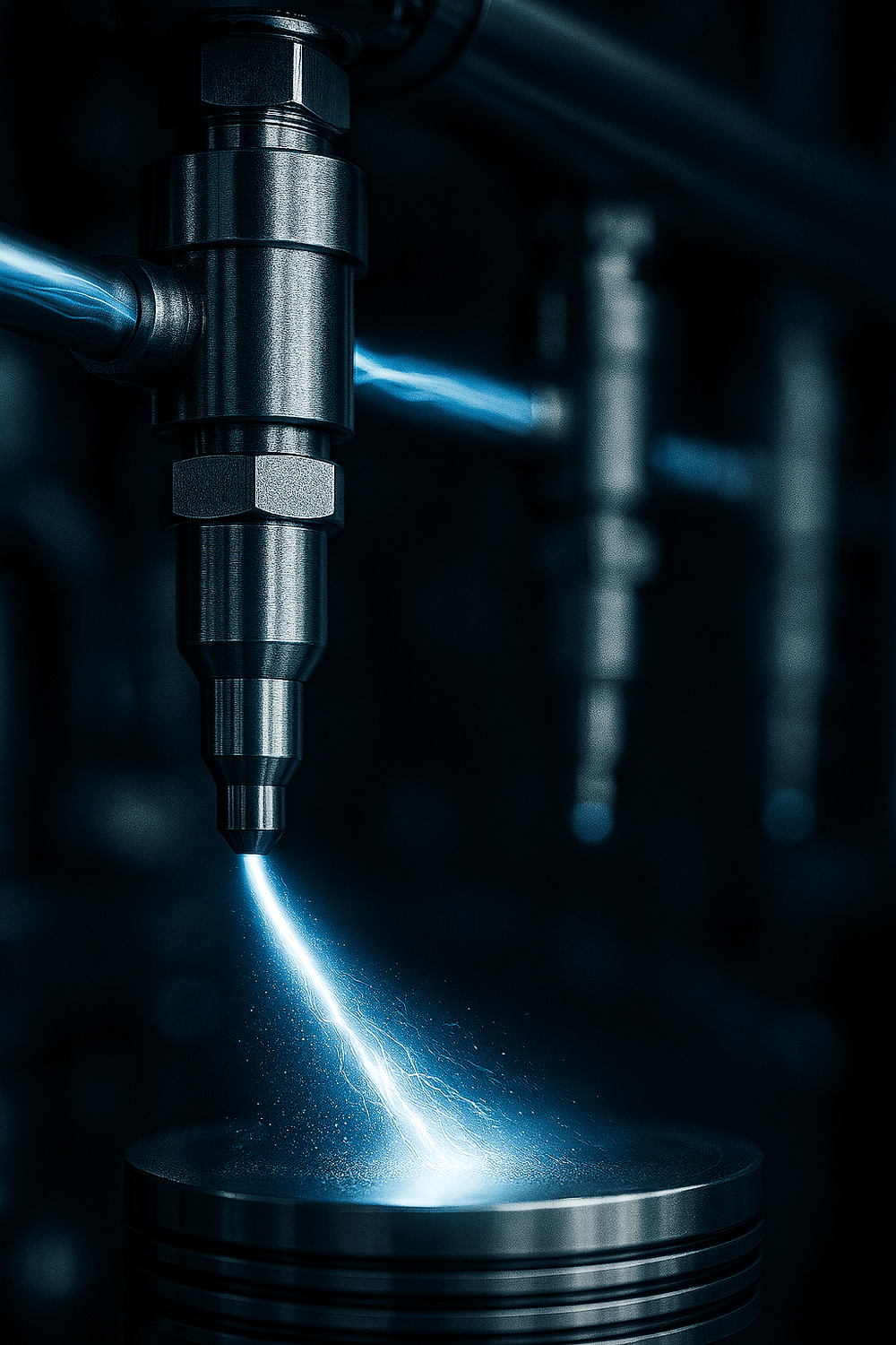 Inyectores recibiendo combustible limpio