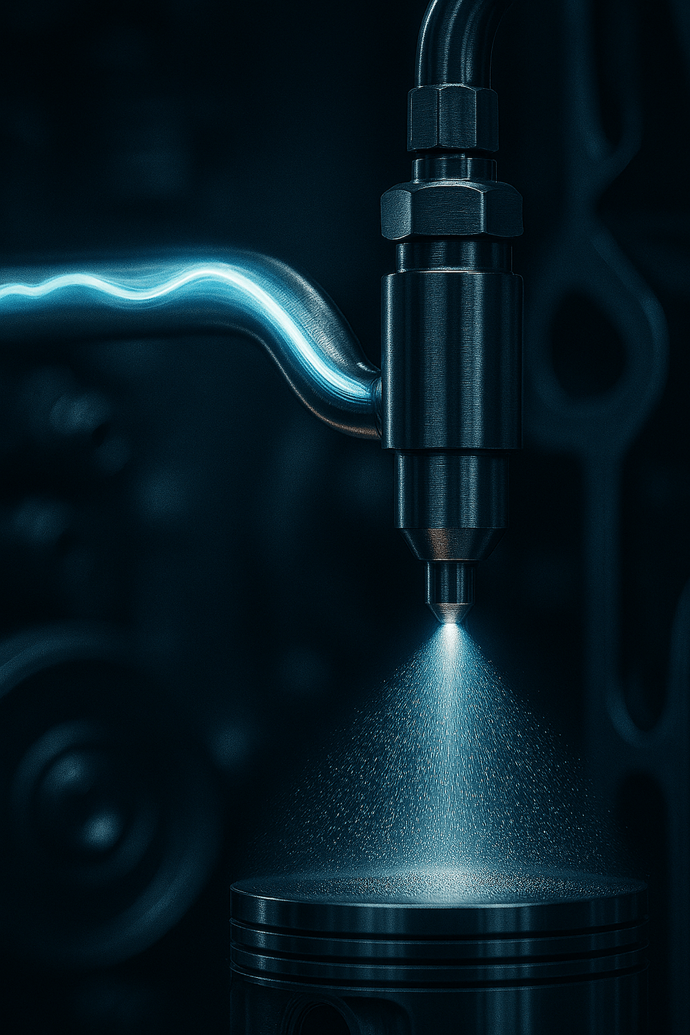 Línea de combustible limpia y libre de impurezas