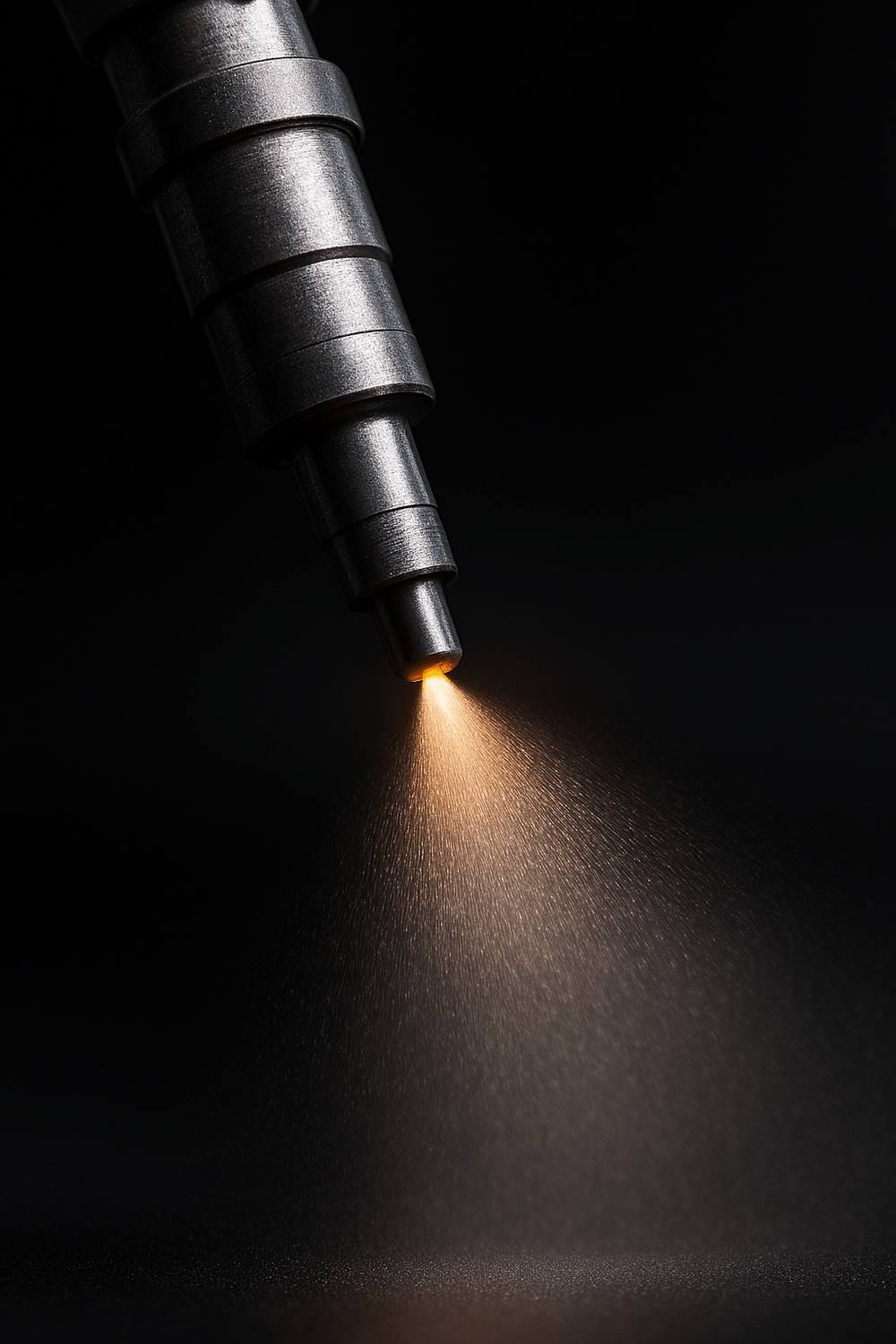 Inyector recibiendo combustible mejorado