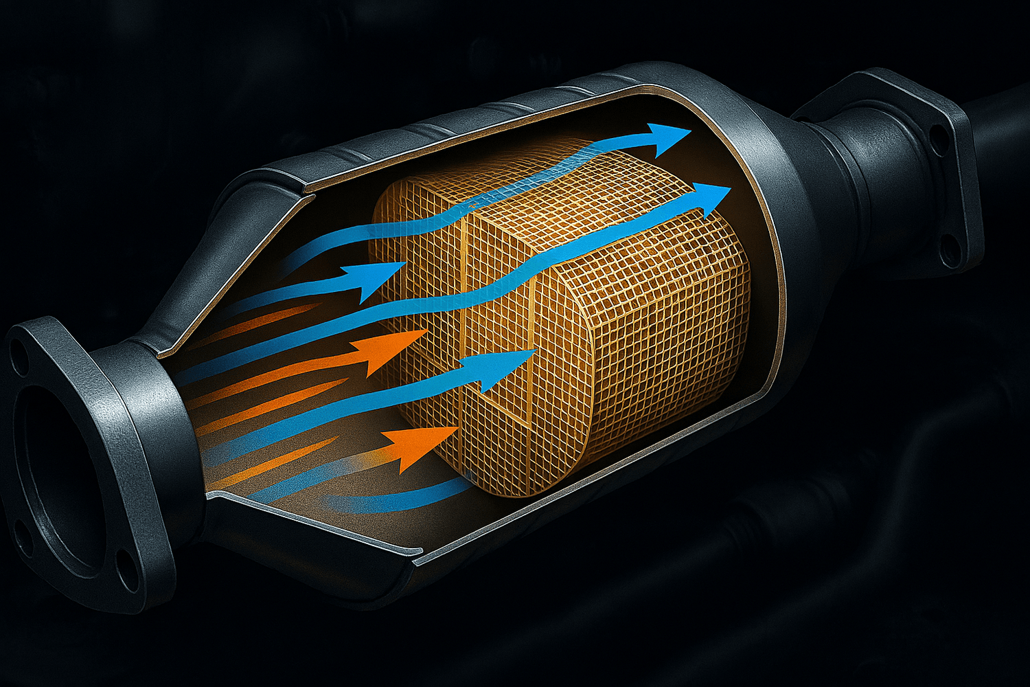 Sistema de escape sin hollín