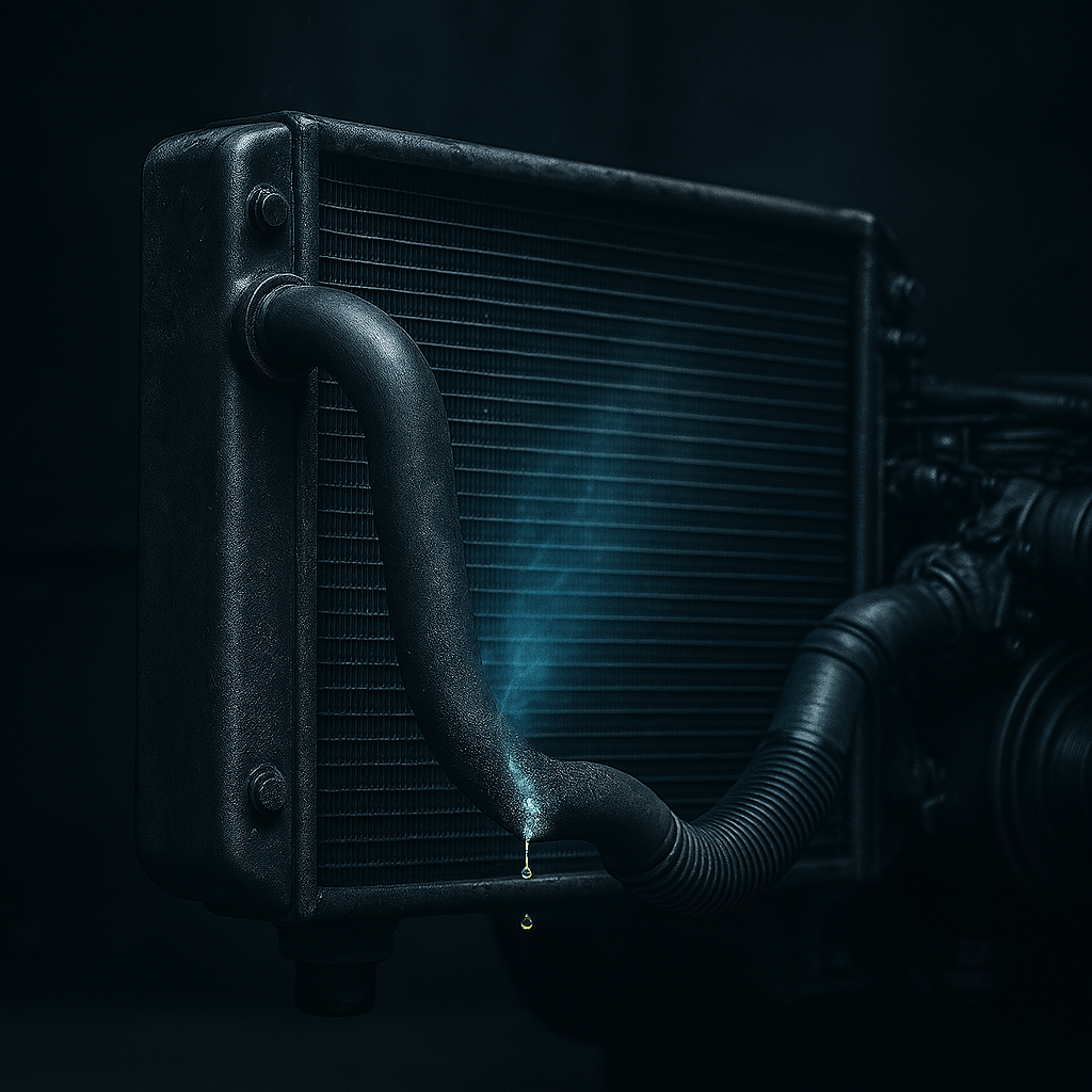 Radiador con fuga mínima