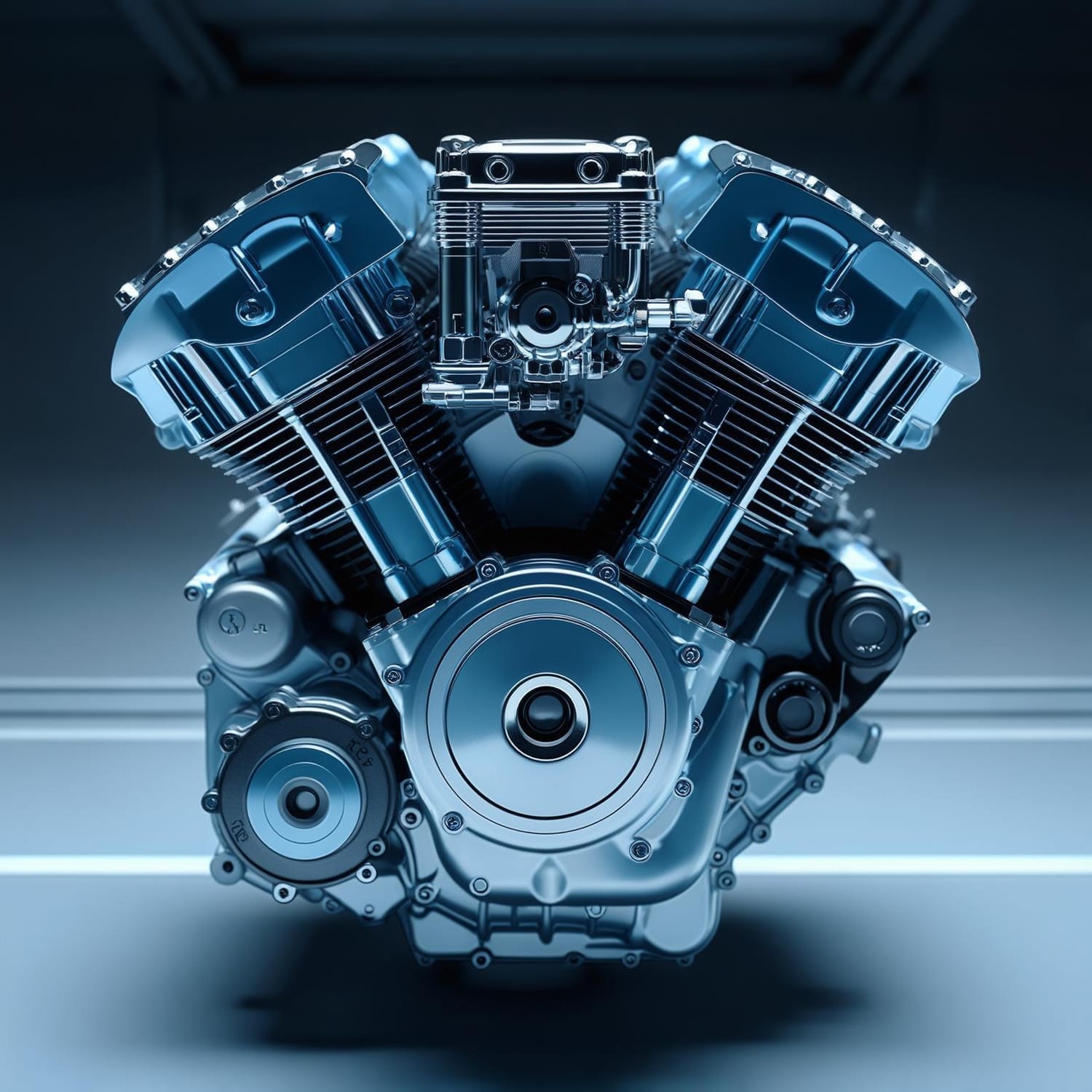 Motor protegido antes de un viaje largo