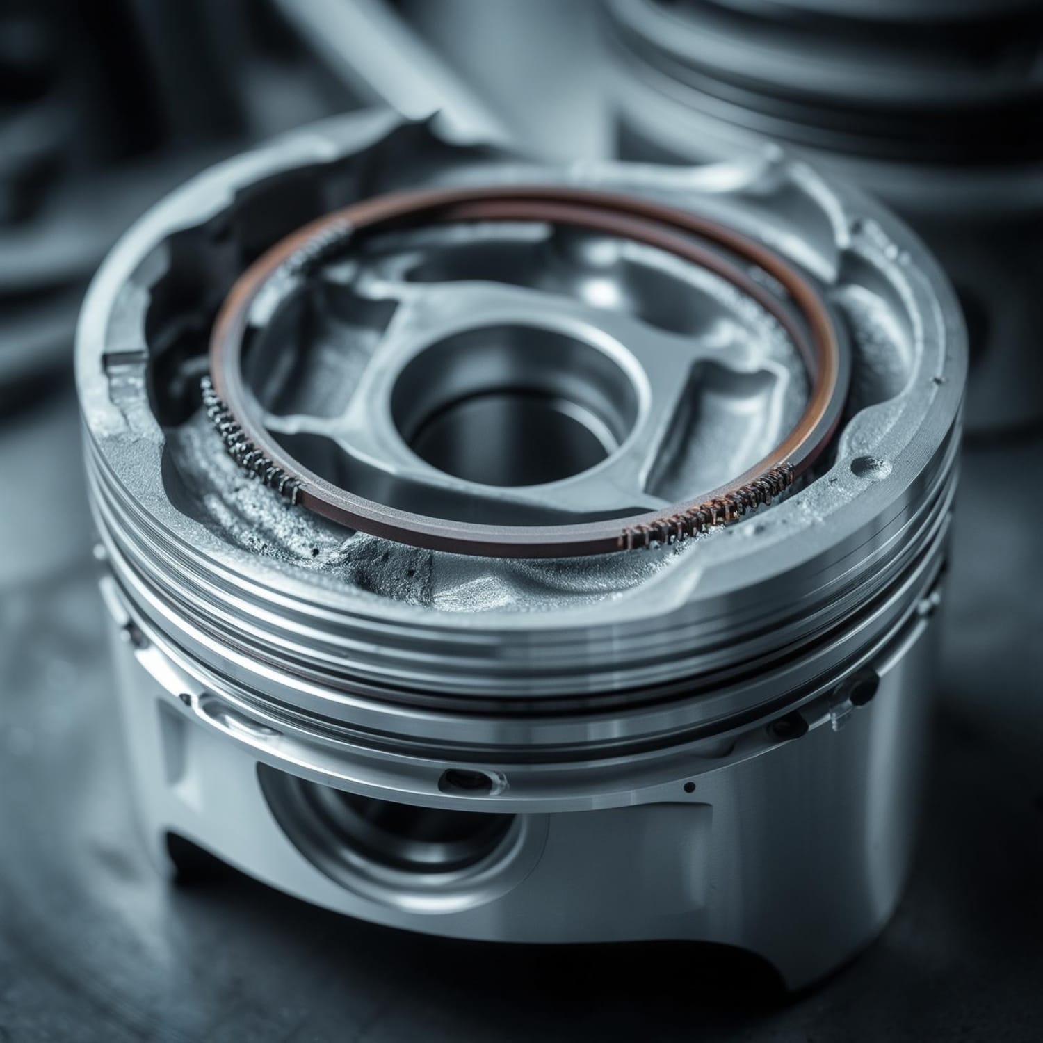 Pistón recuperando sellado interno