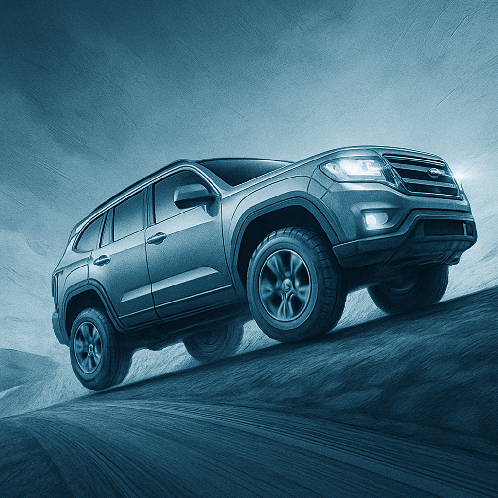 Motor subiendo pendiente con potencia