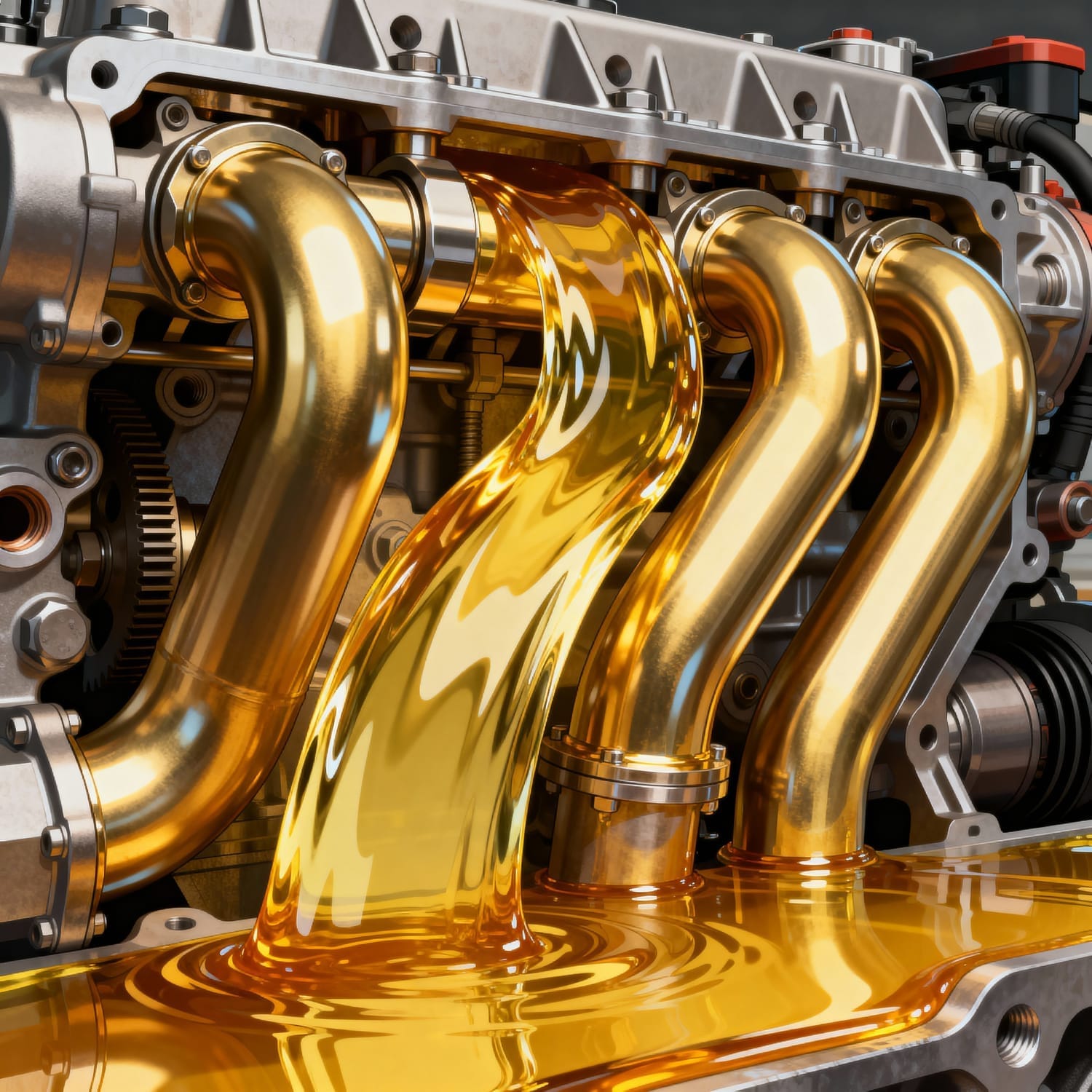 Aceite circulando de forma correcta dentro del motor