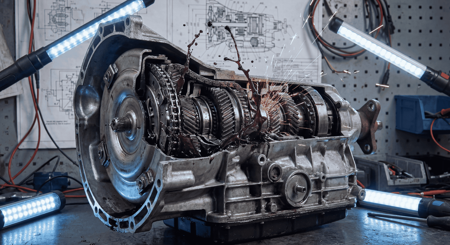 Transmisión automática en funcionamiento irregular