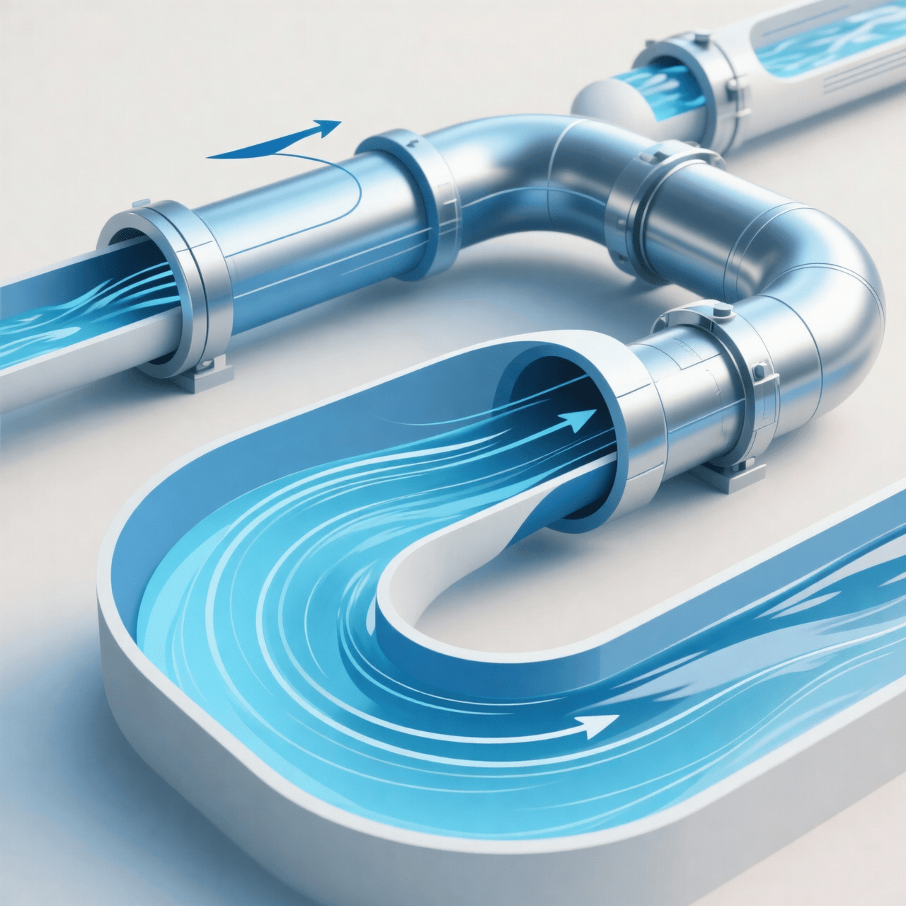 Flujo hidráulico estable