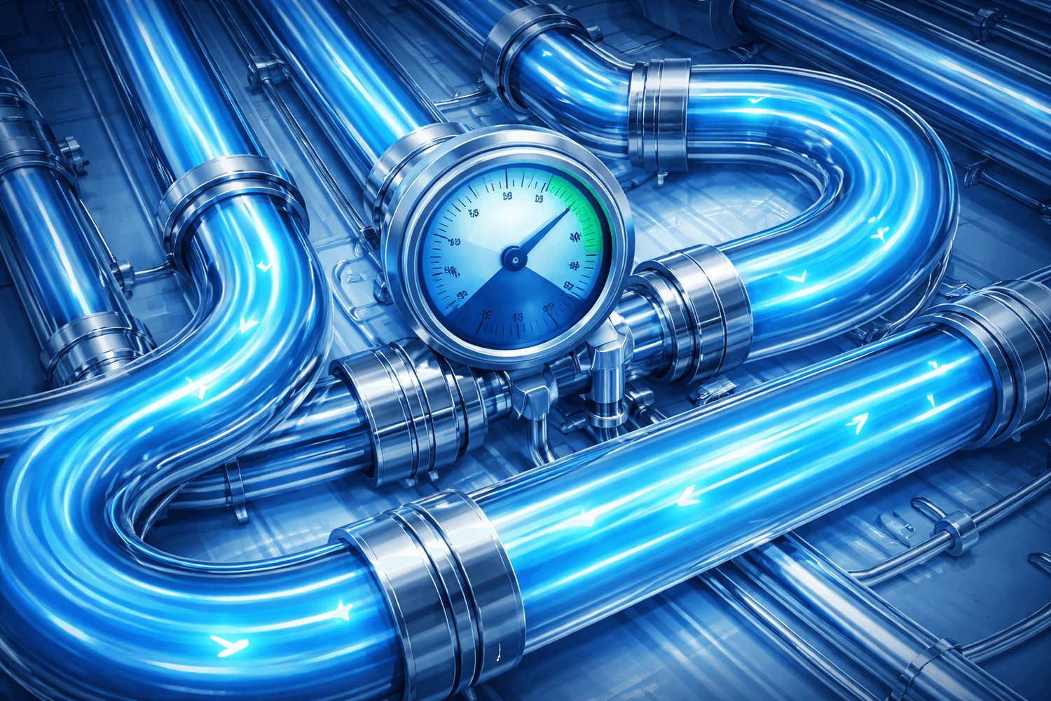 Presión hidráulica estable