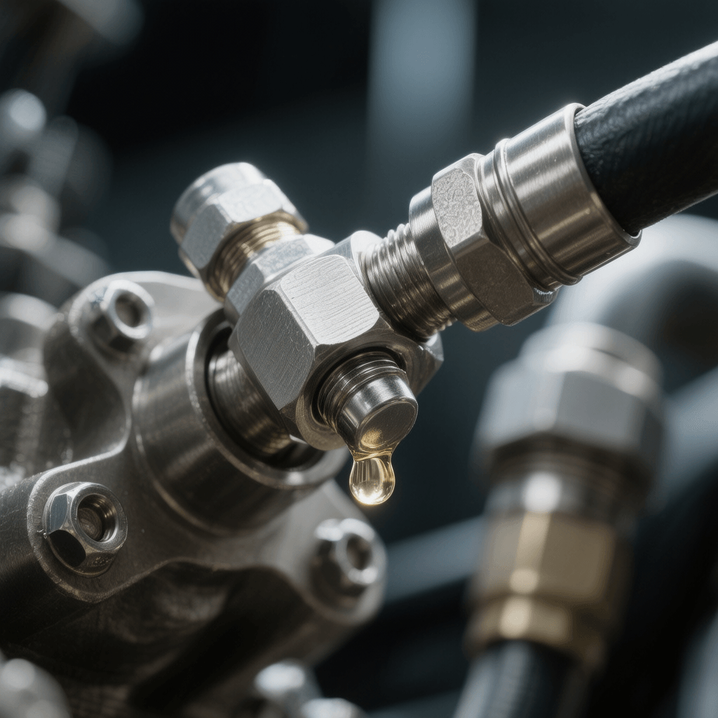 Detección temprana de fuga hidráulica