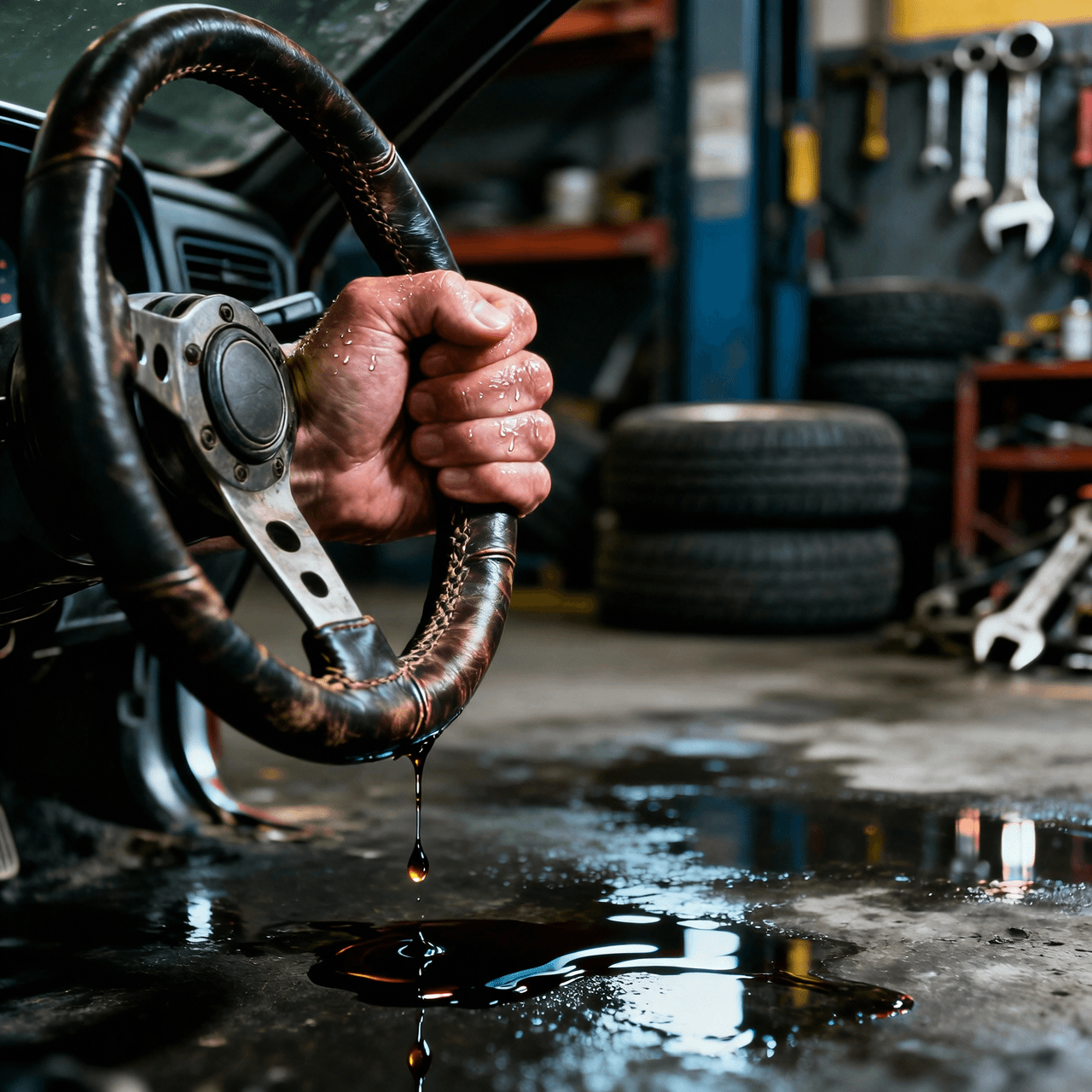 Dirección con ruido y fuga leve