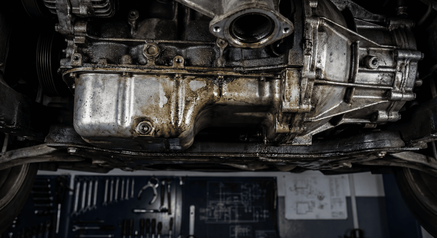 Parte baja del motor