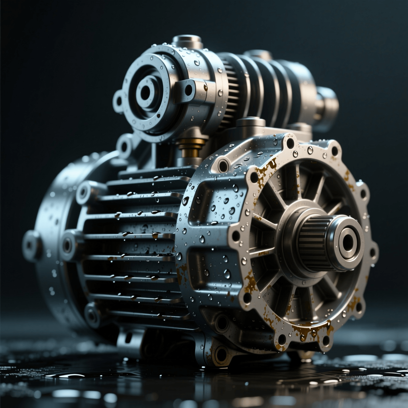 Parte inferior del motor