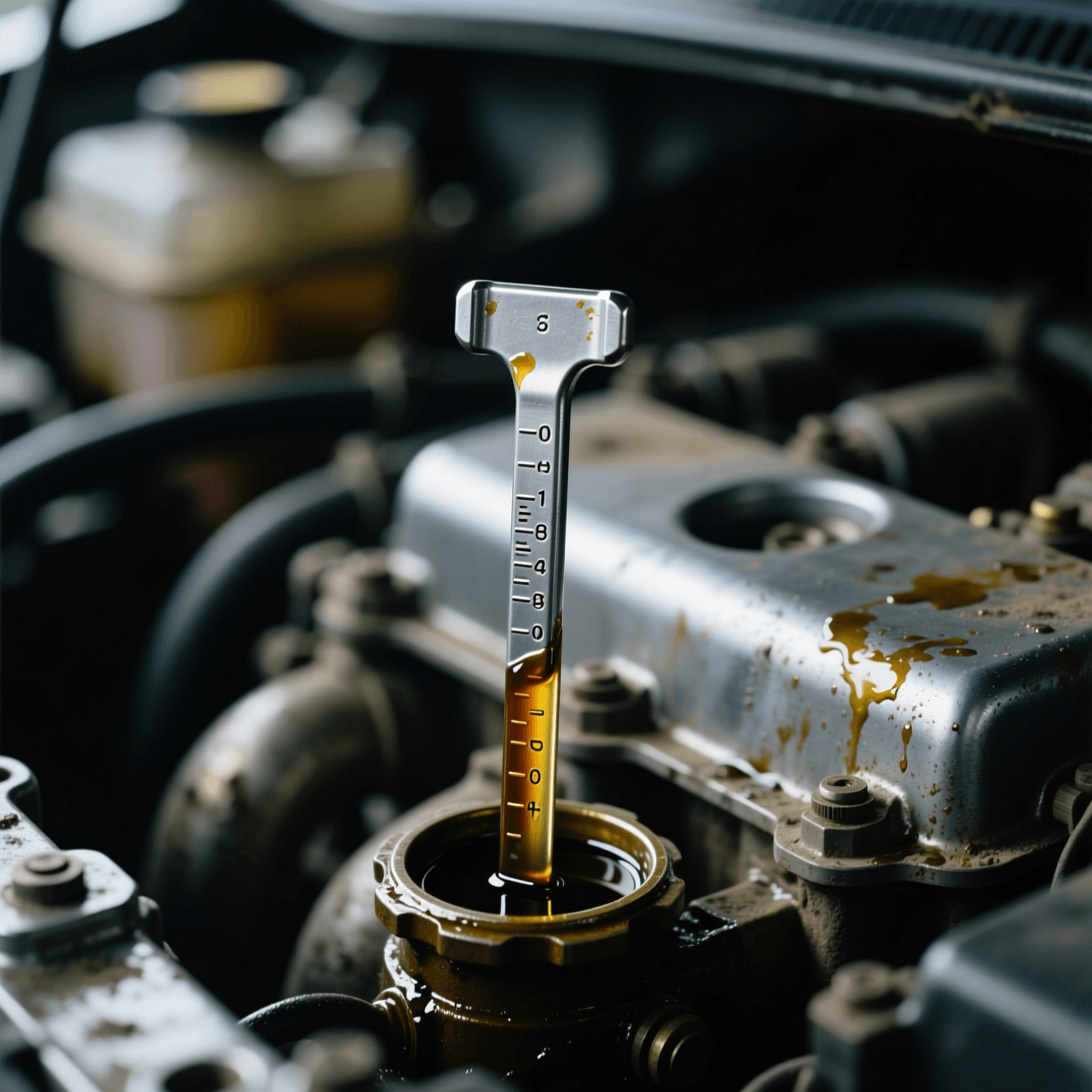 Revisión de nivel de aceite