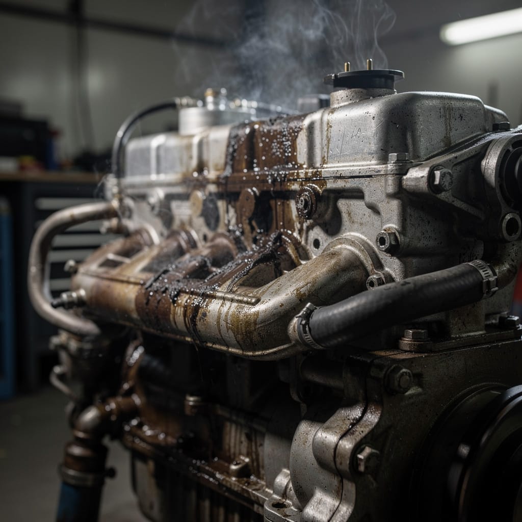 Motor con funcionamiento áspero