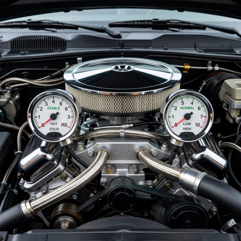 Motor funcionando a temperatura estable