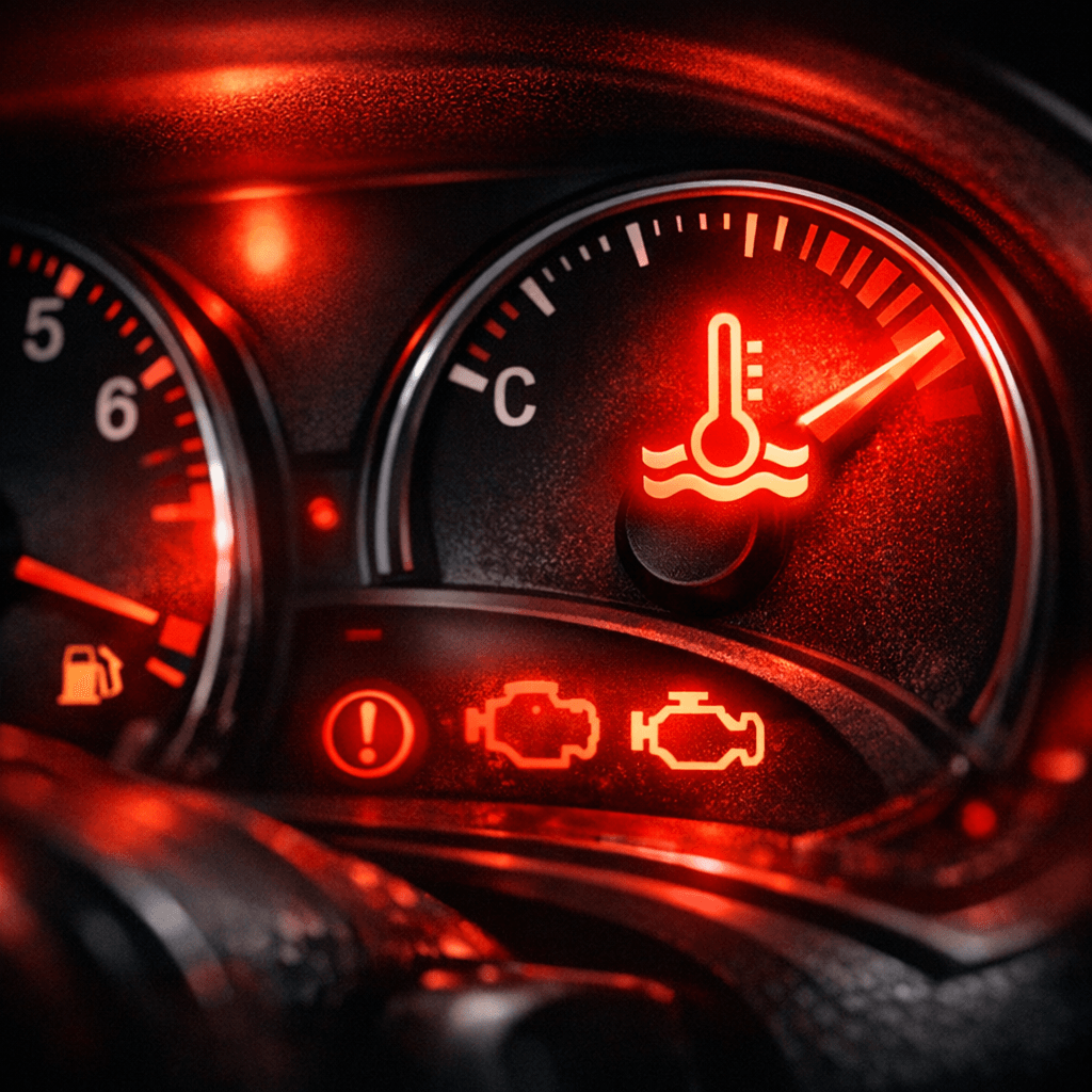 Indicador de temperatura elevada
