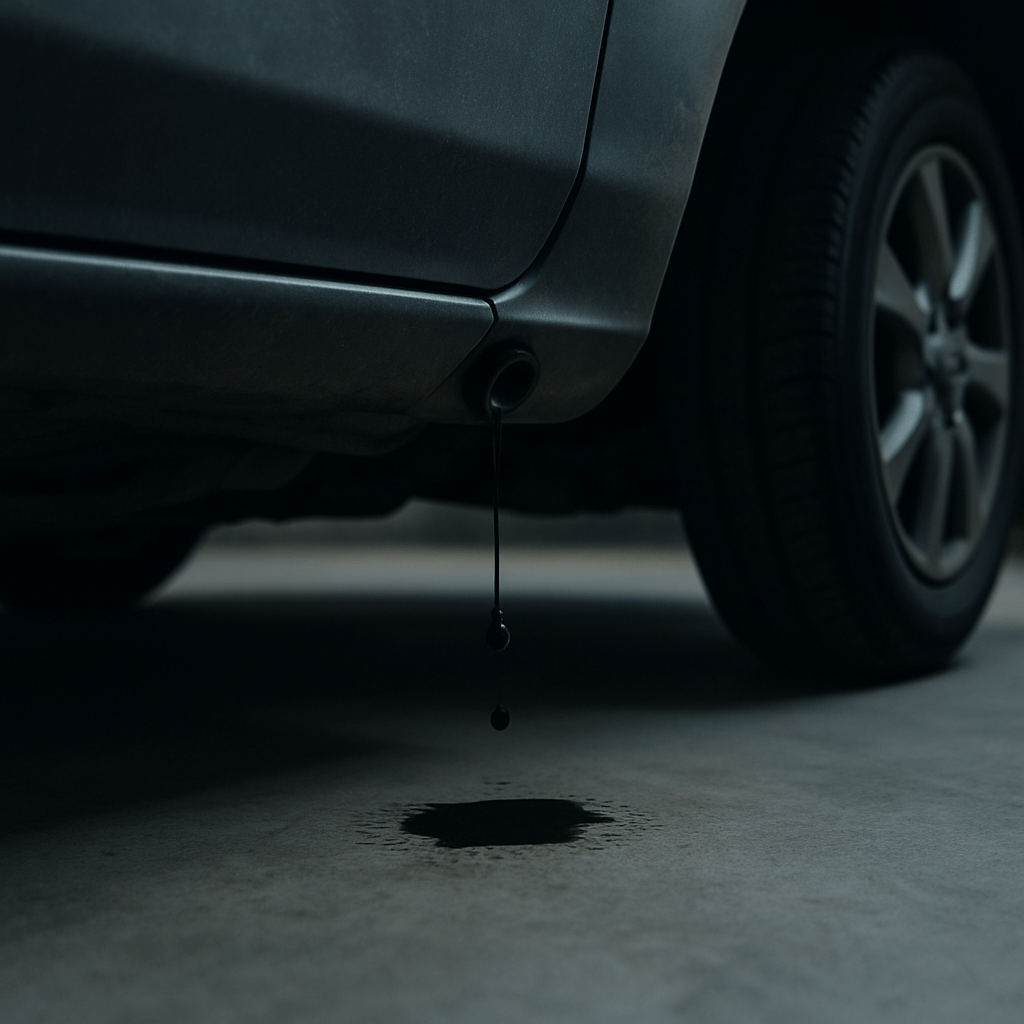 Goteo leve bajo el vehículo