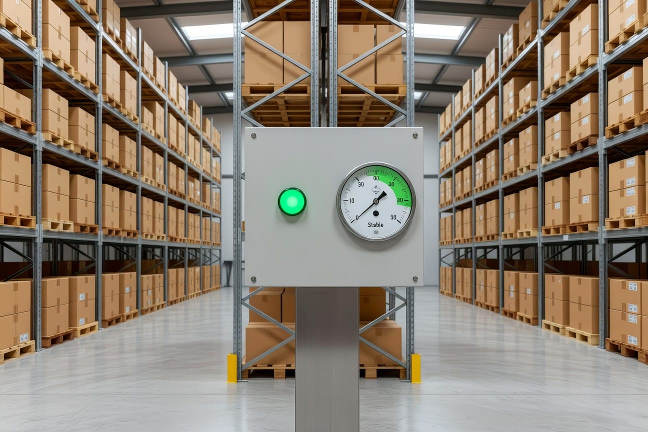 Depósito con nivel estable