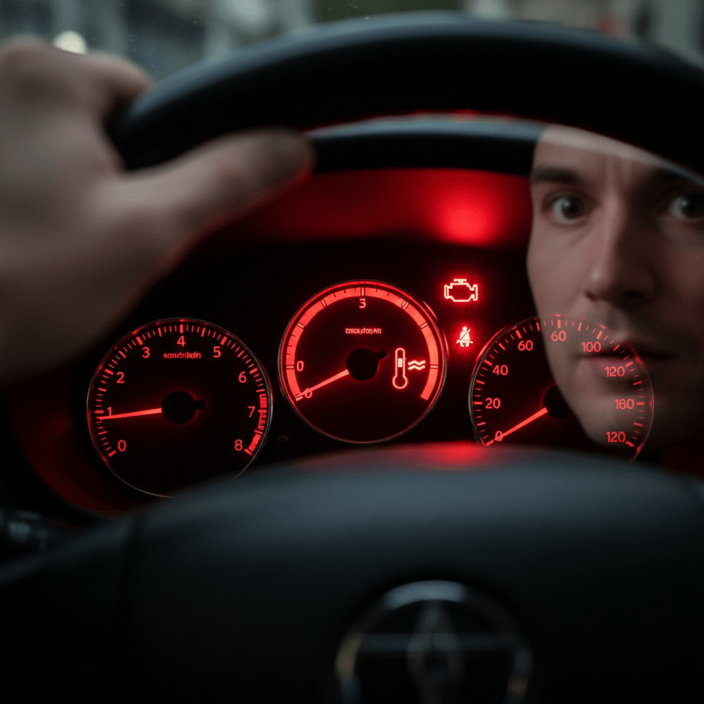 Motor con indicador de temperatura elevado