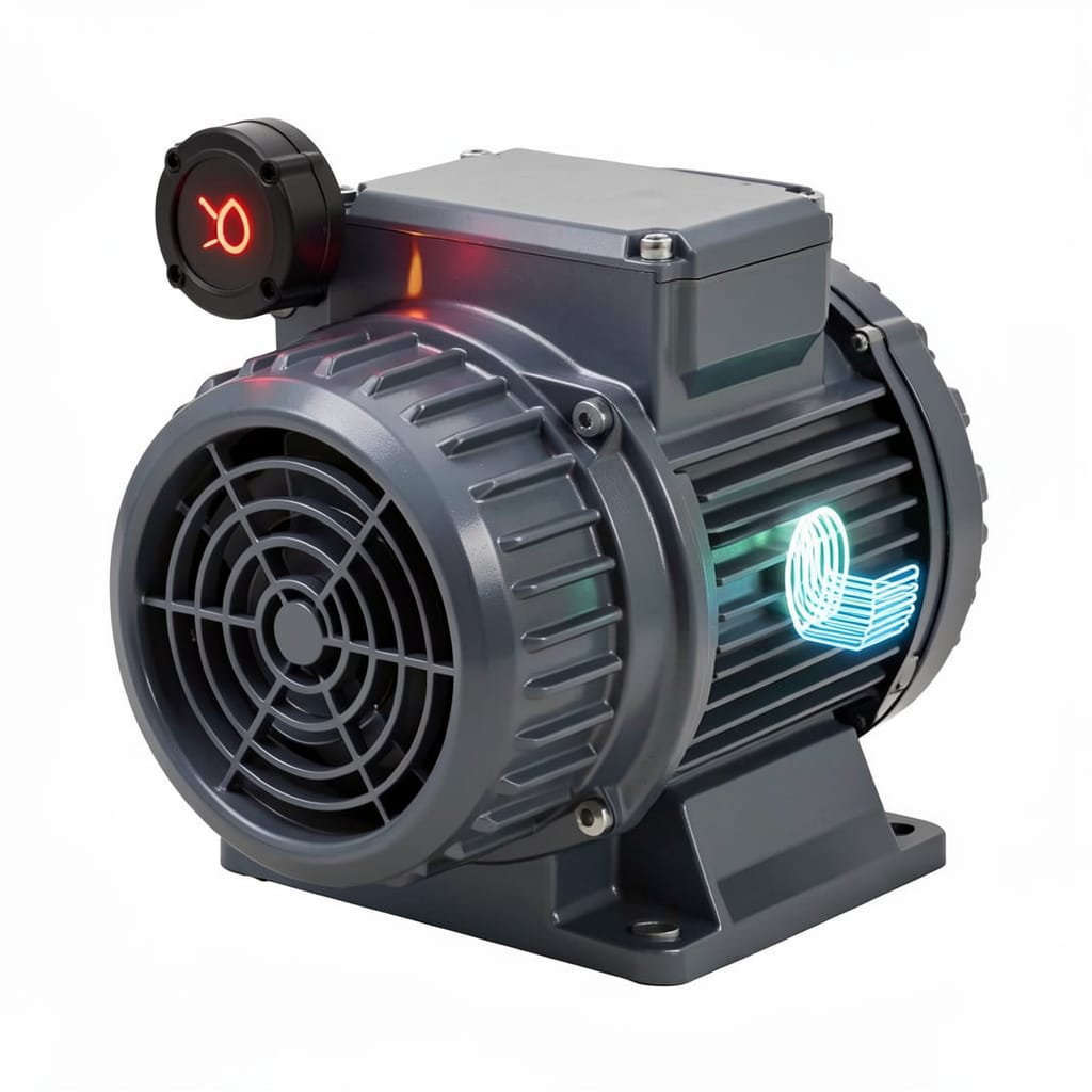 Motor con indicador de temperatura elevado