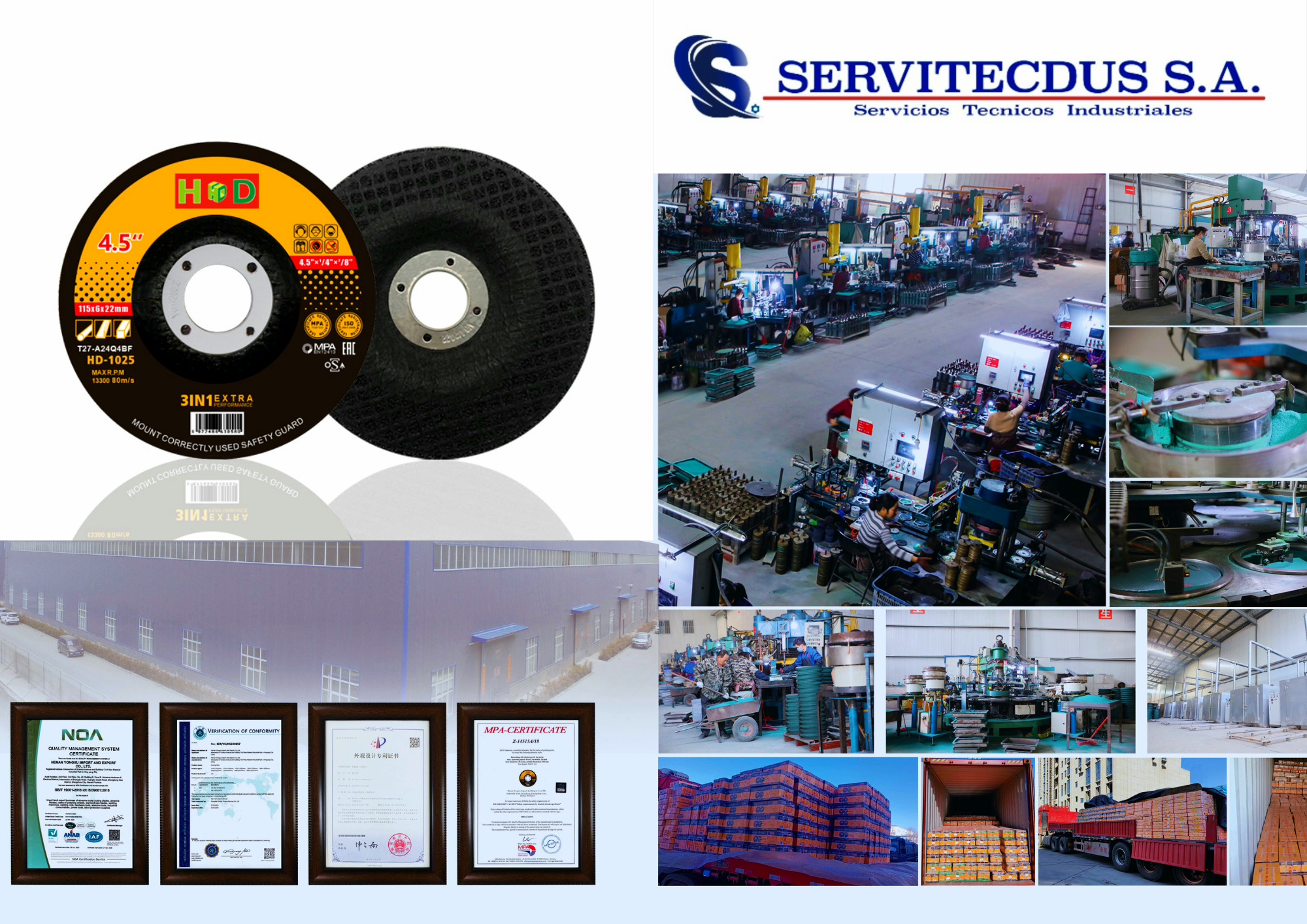 DISCOS ABRASIVOS HD – CORTE - DESBASTE 2