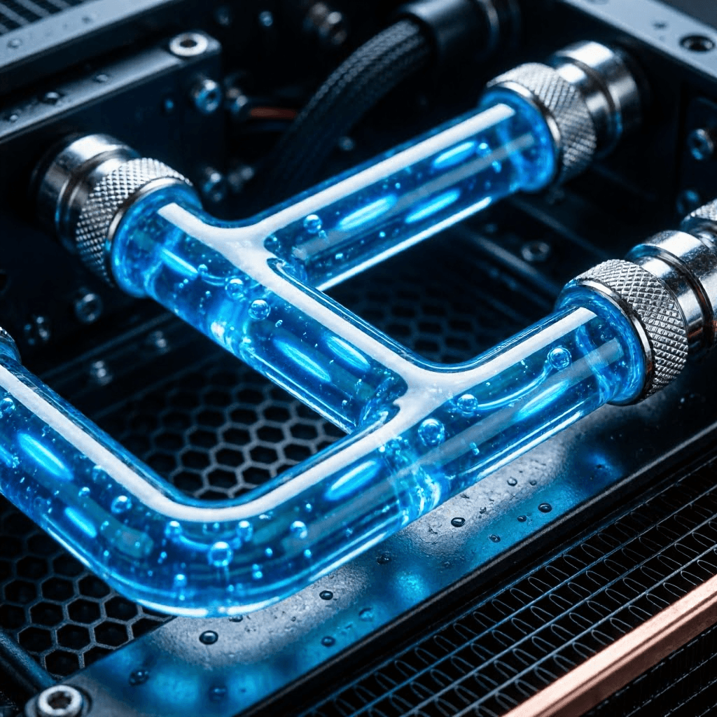 Sistema de enfriamiento en operación