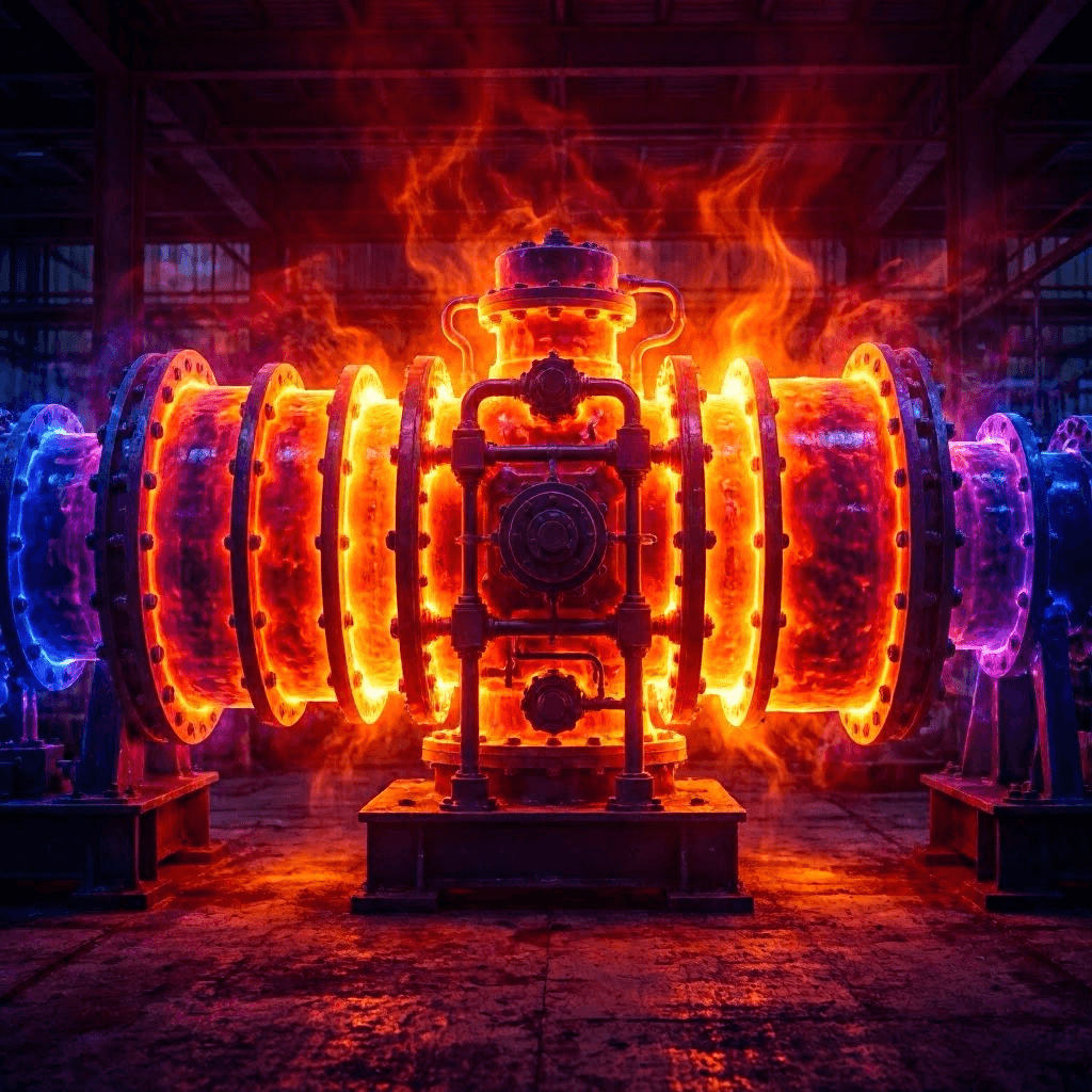 Representación de acumulación de calor