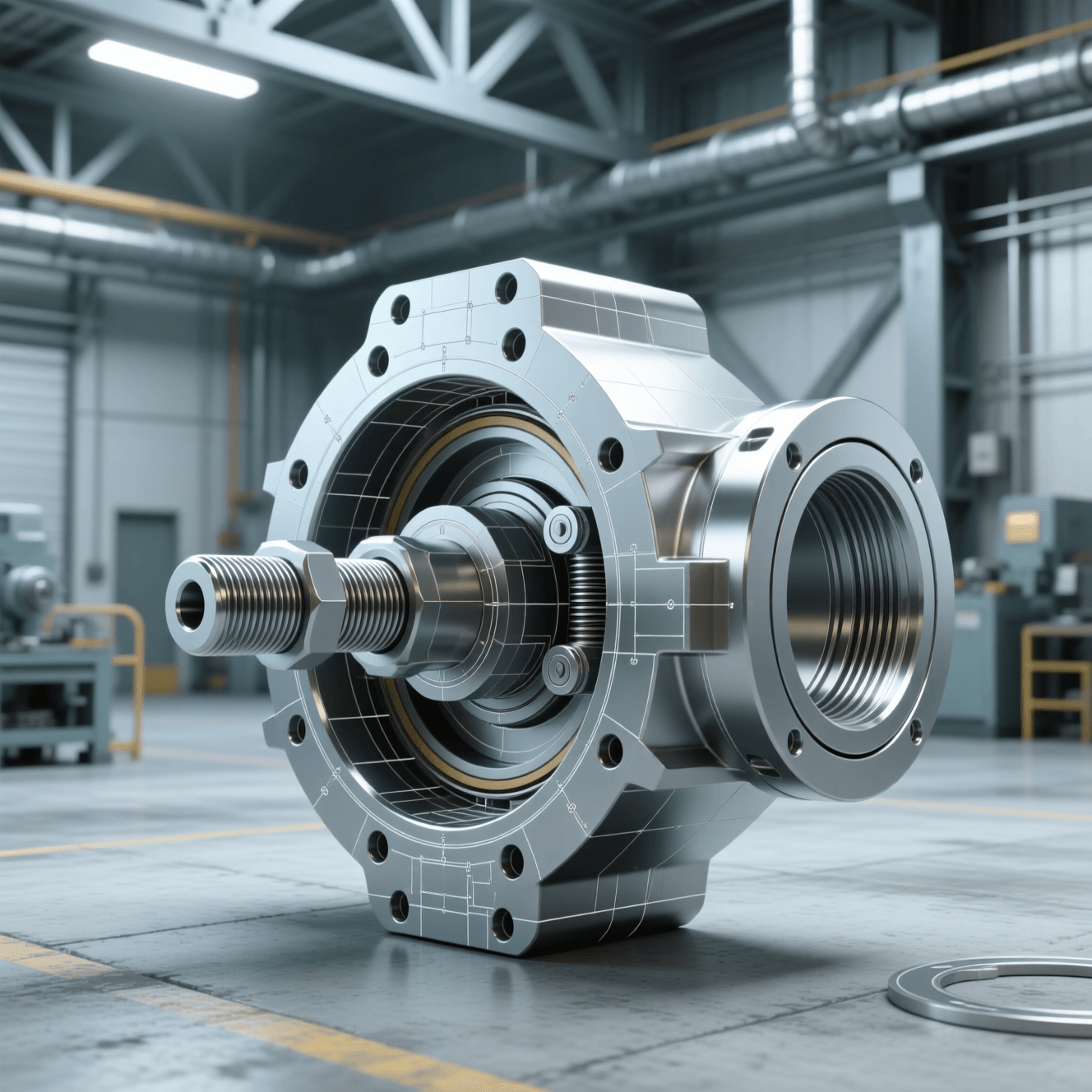 Representación de la junta de cabeza