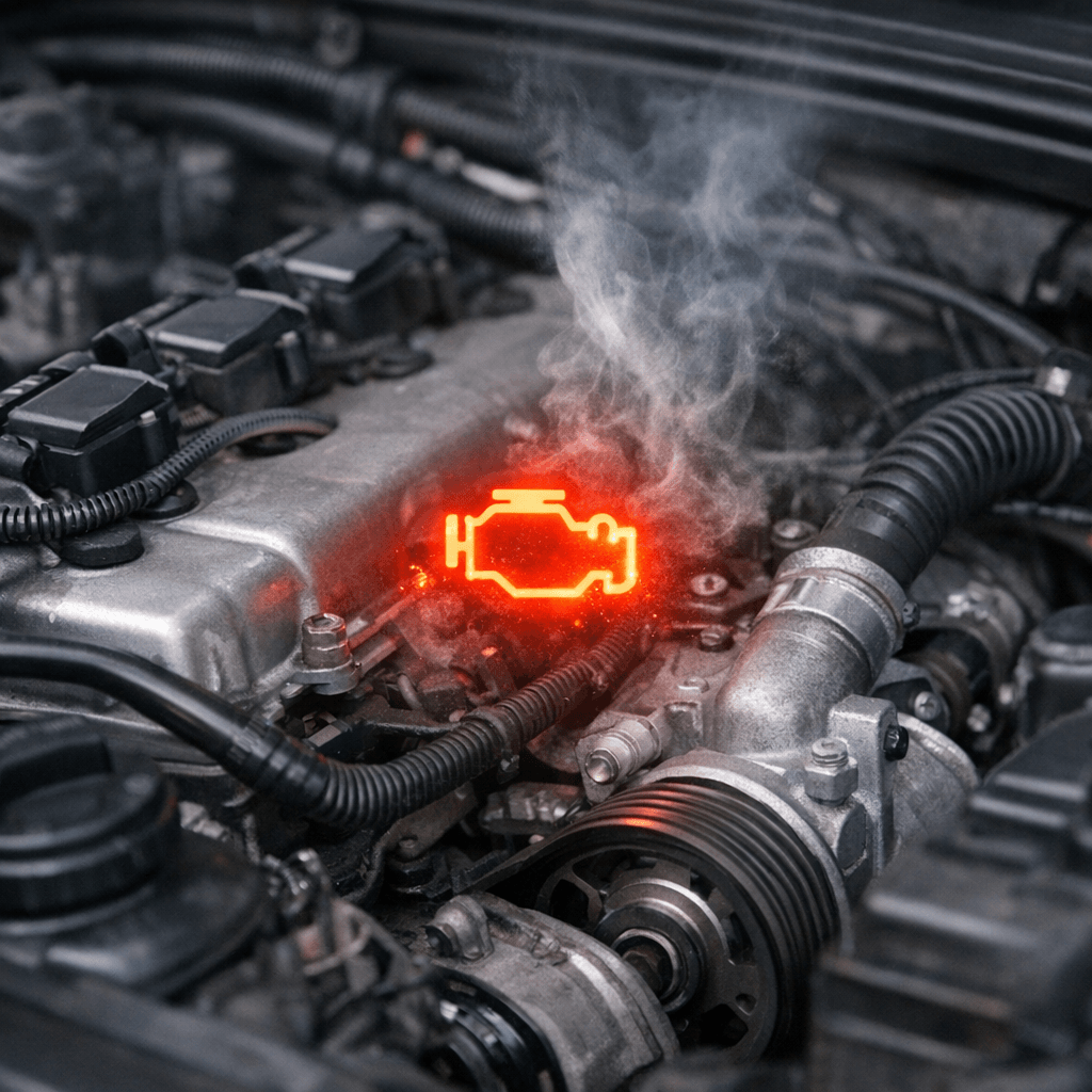 Motor con problema leve