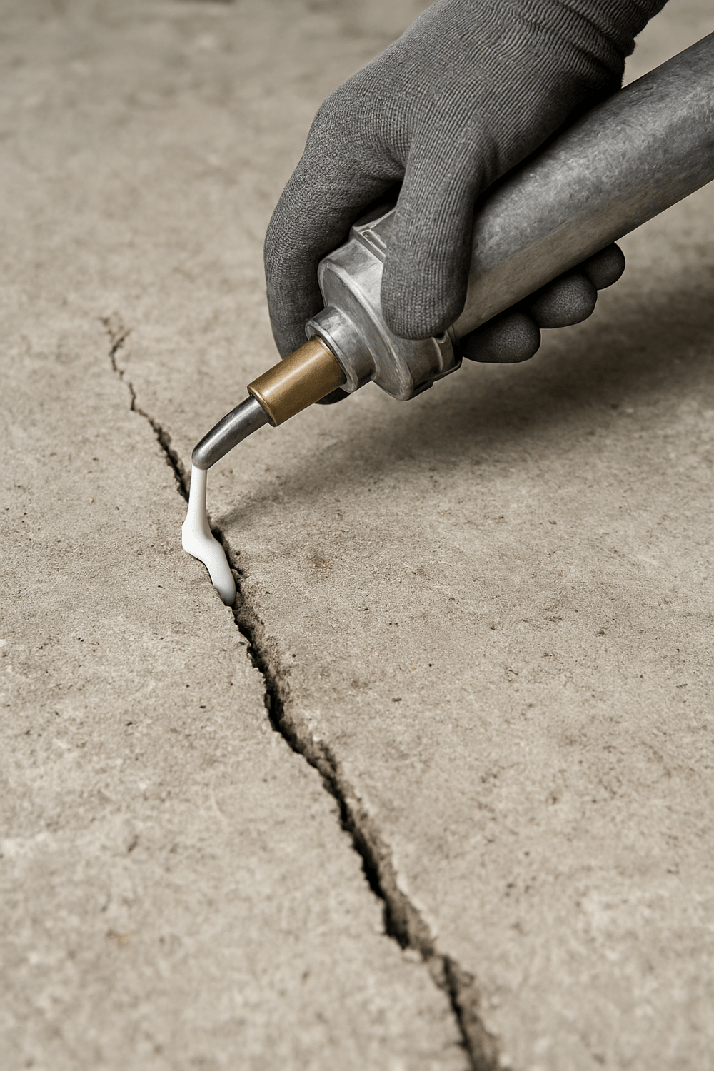 Sellado químico actuando