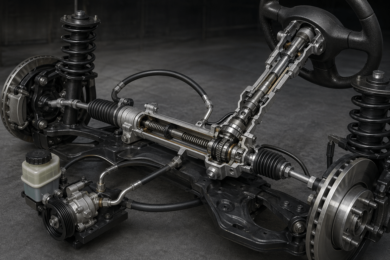 Sistema de dirección hidráulica