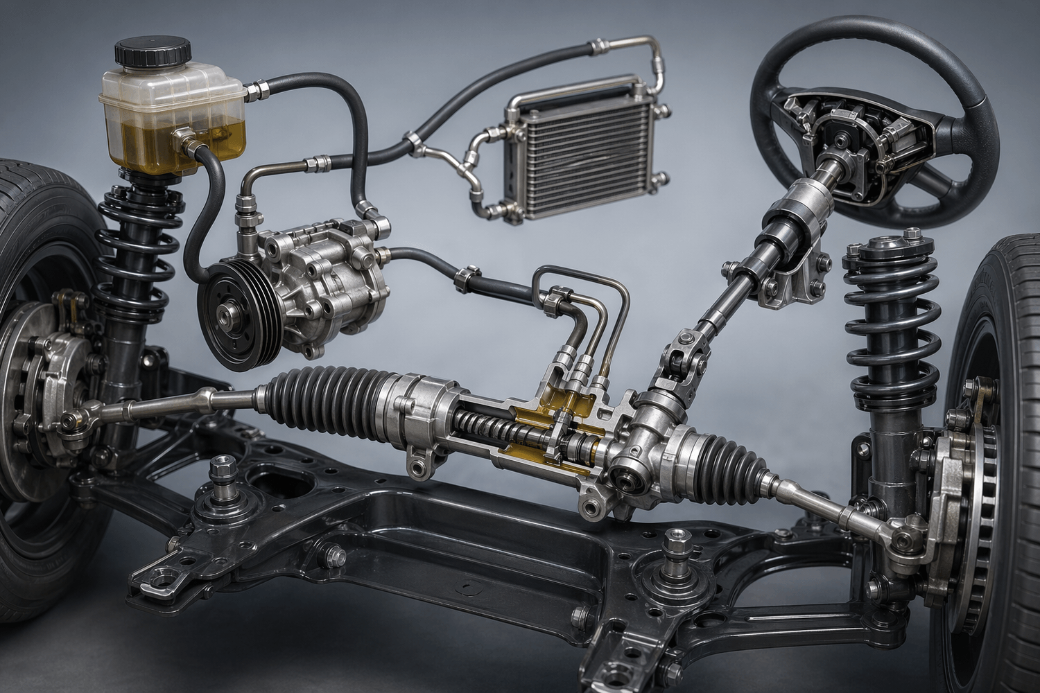 Sistema de dirección hidráulica