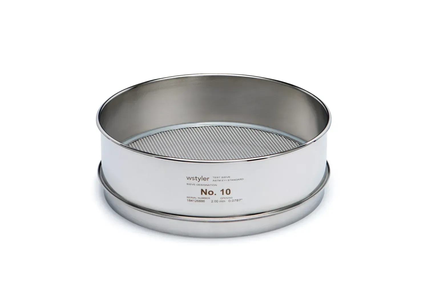 Tamices de acero inoxidable para granulometría de laboratorio