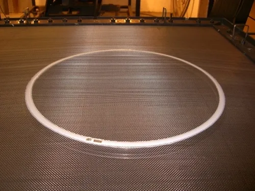 Criba circular con malla compatible con Swequipos