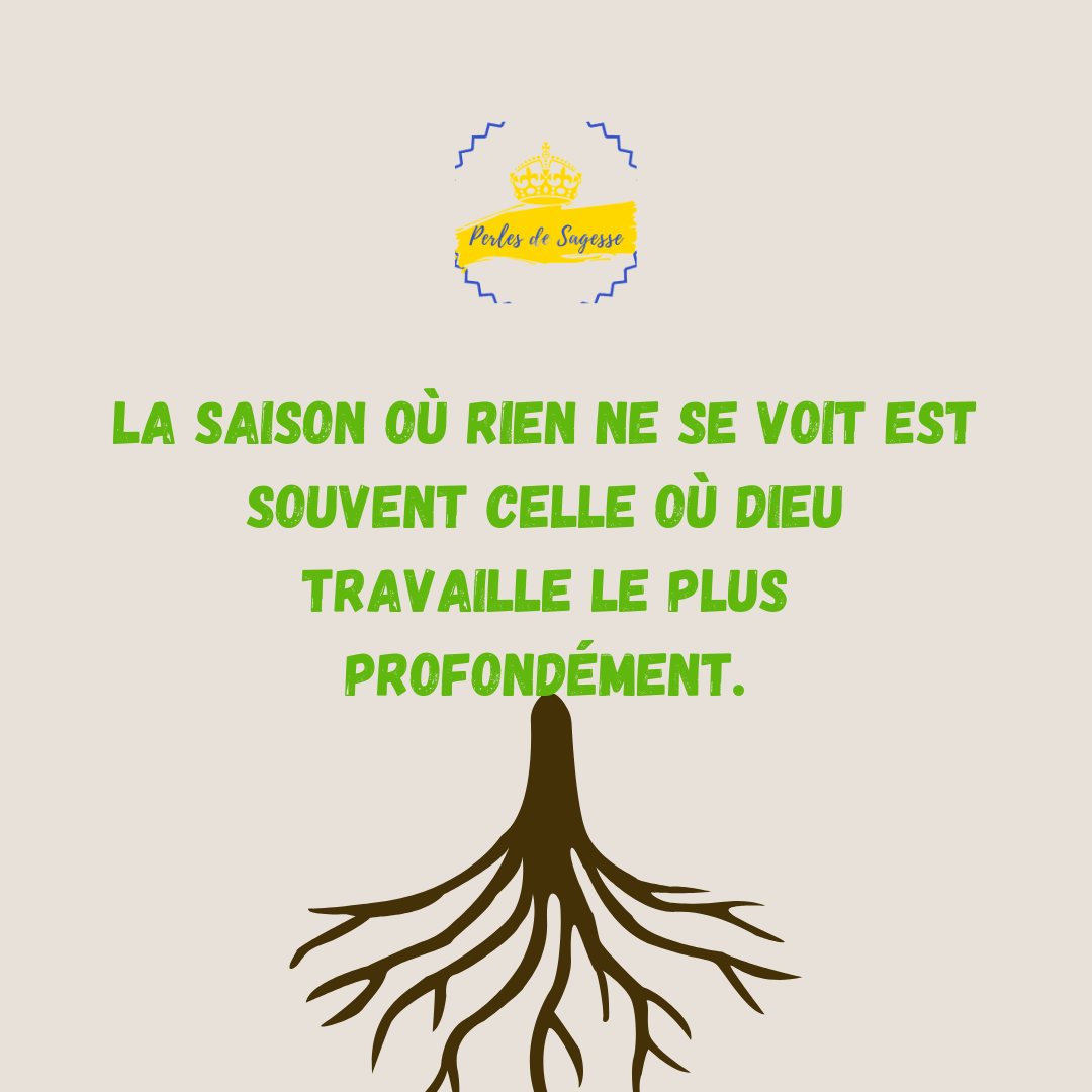 saison Dieu travaille perles de sagesse