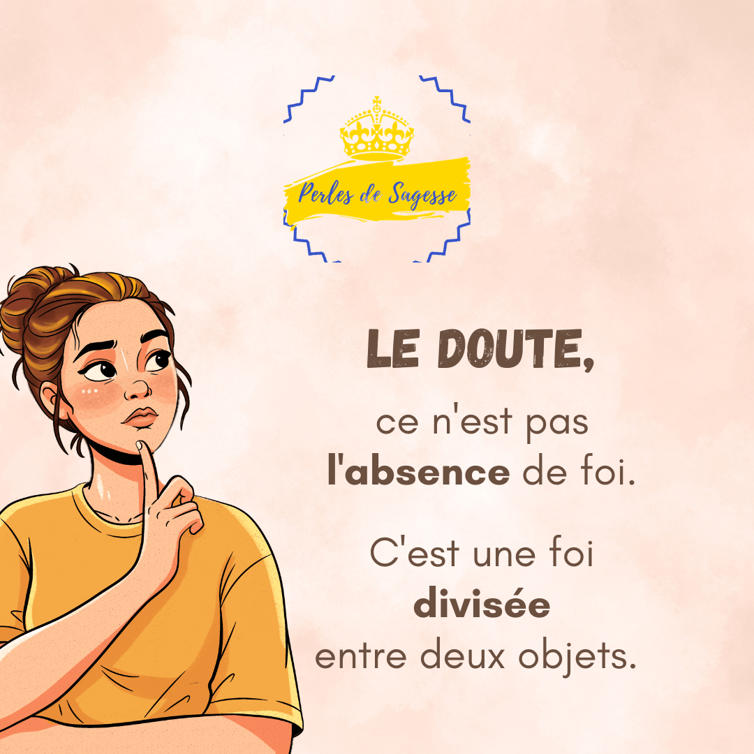 Femme priant - le doute est un choix entre deux voix, 1 Rois 18:21