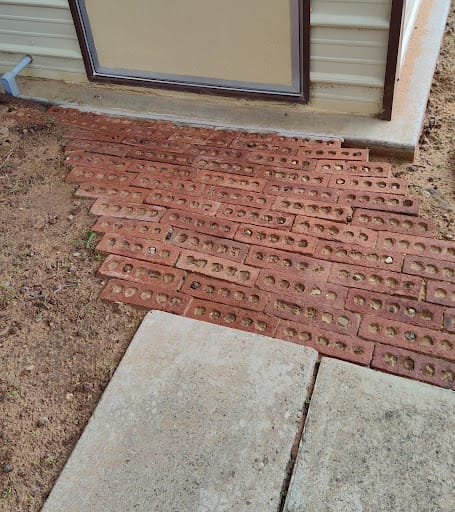 Chandelier hanging in gazebo, unplugged after repaint