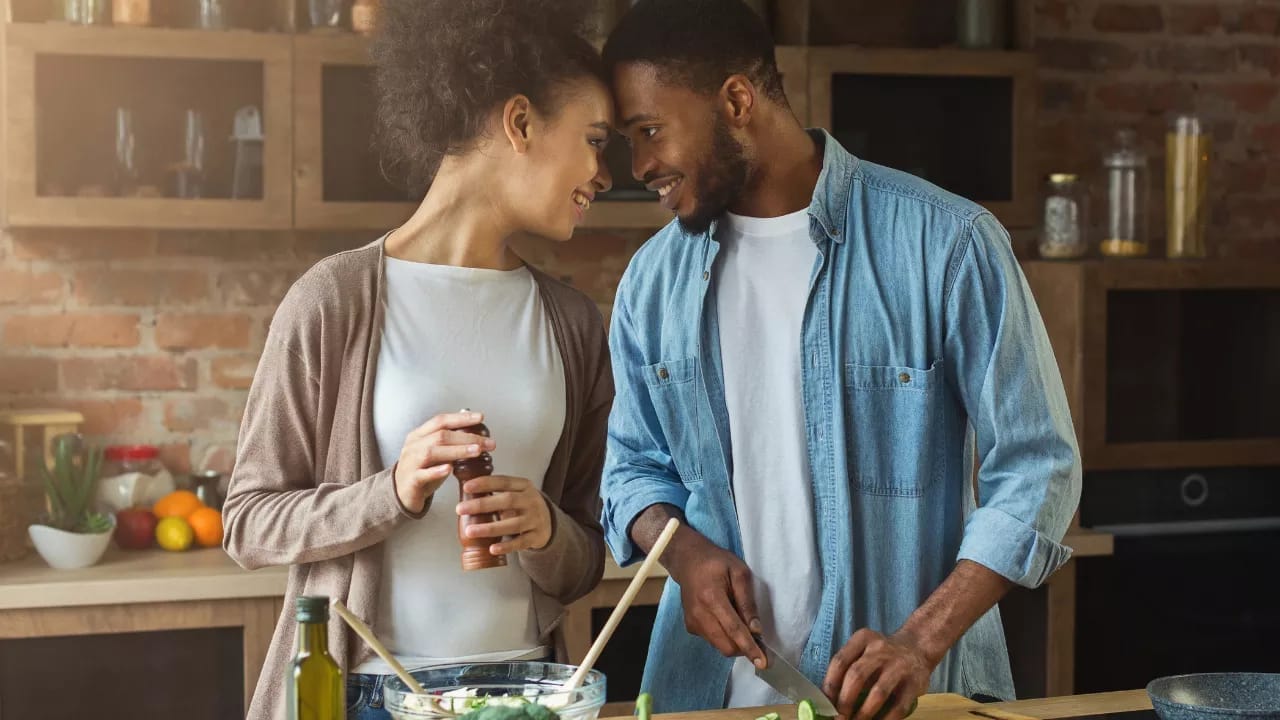 Happy Christian couple