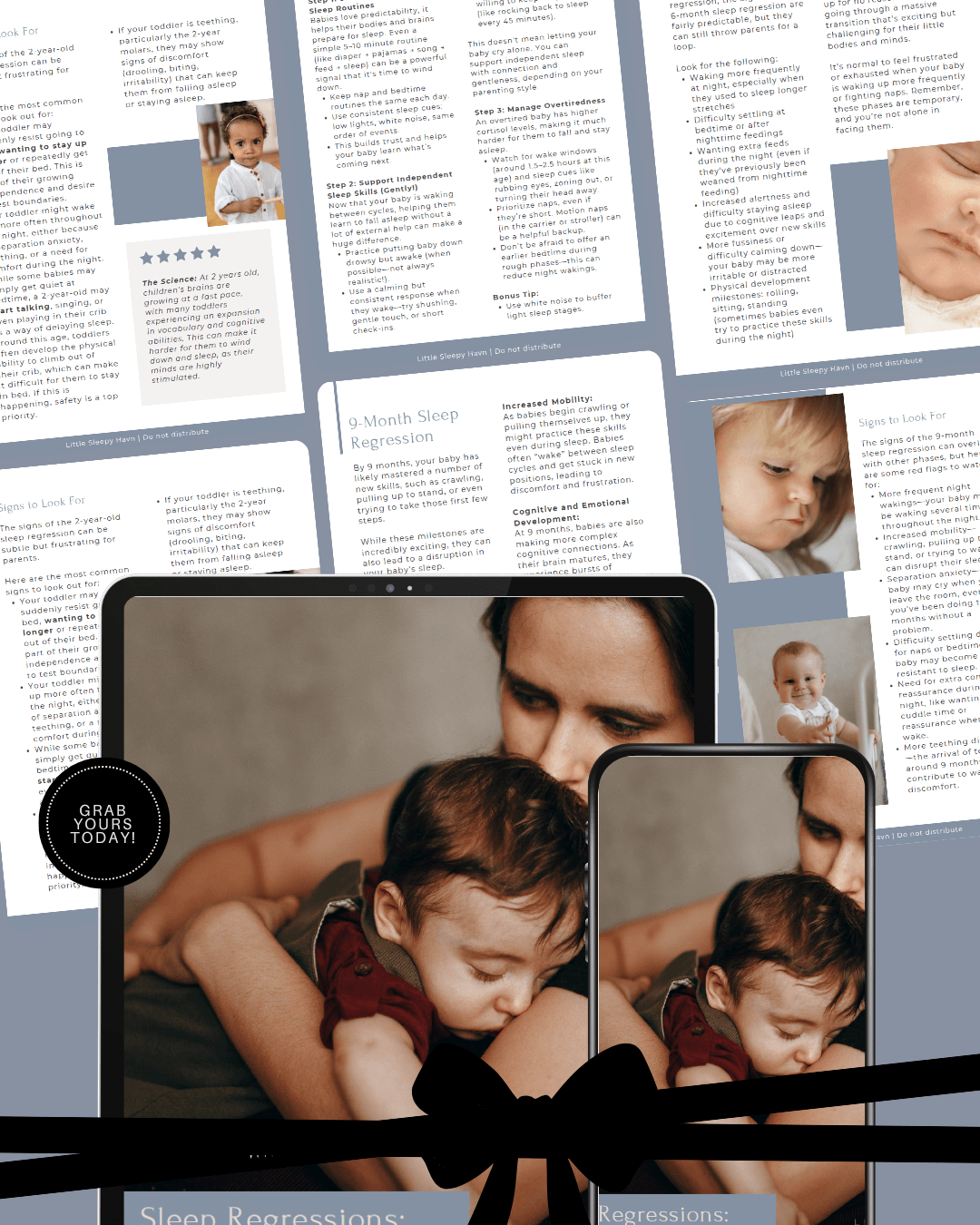 Newborn Sleep Guide — 18-page digital download for parents