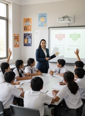 Khushbu Bansal conducting a session
