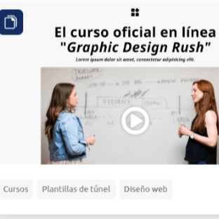 ¡PLANTILLA GRATIS  PARA TUS CURSOS EN LINEA!