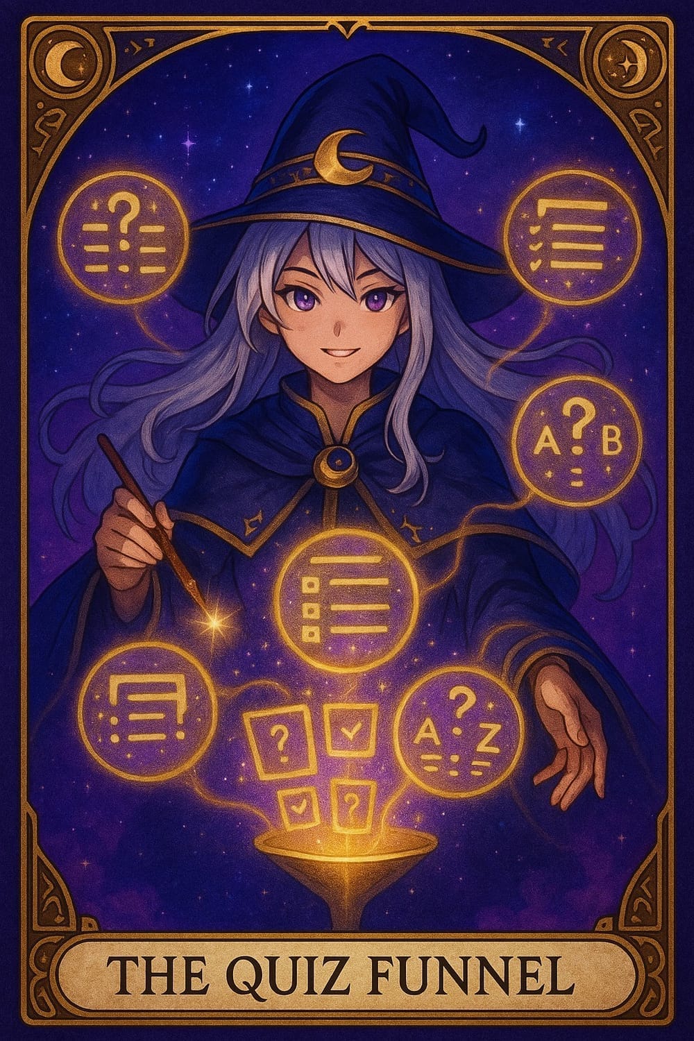 The Quiz Funnel card front