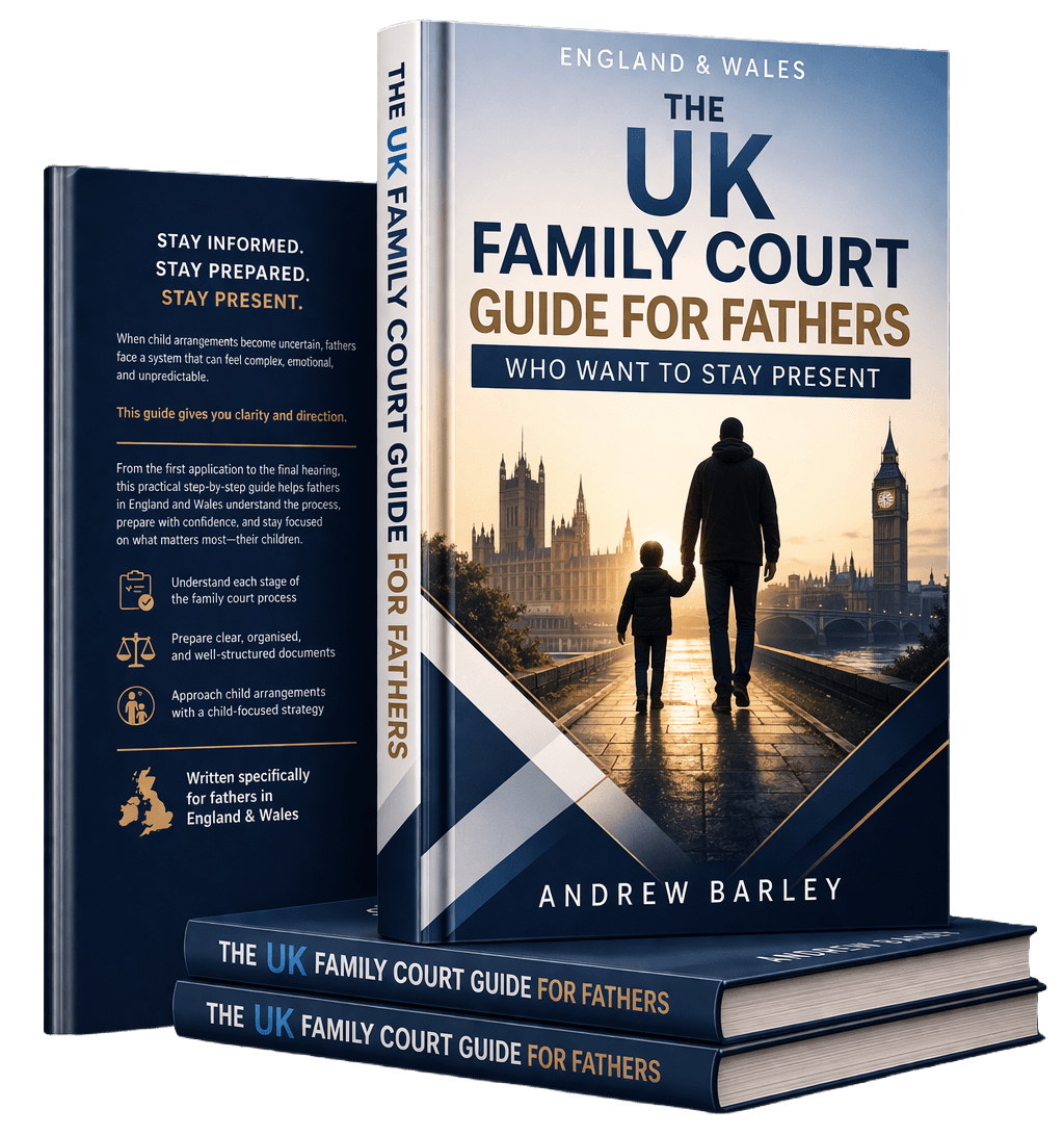The UK Family Court Guide for Fathers — ebook mockup