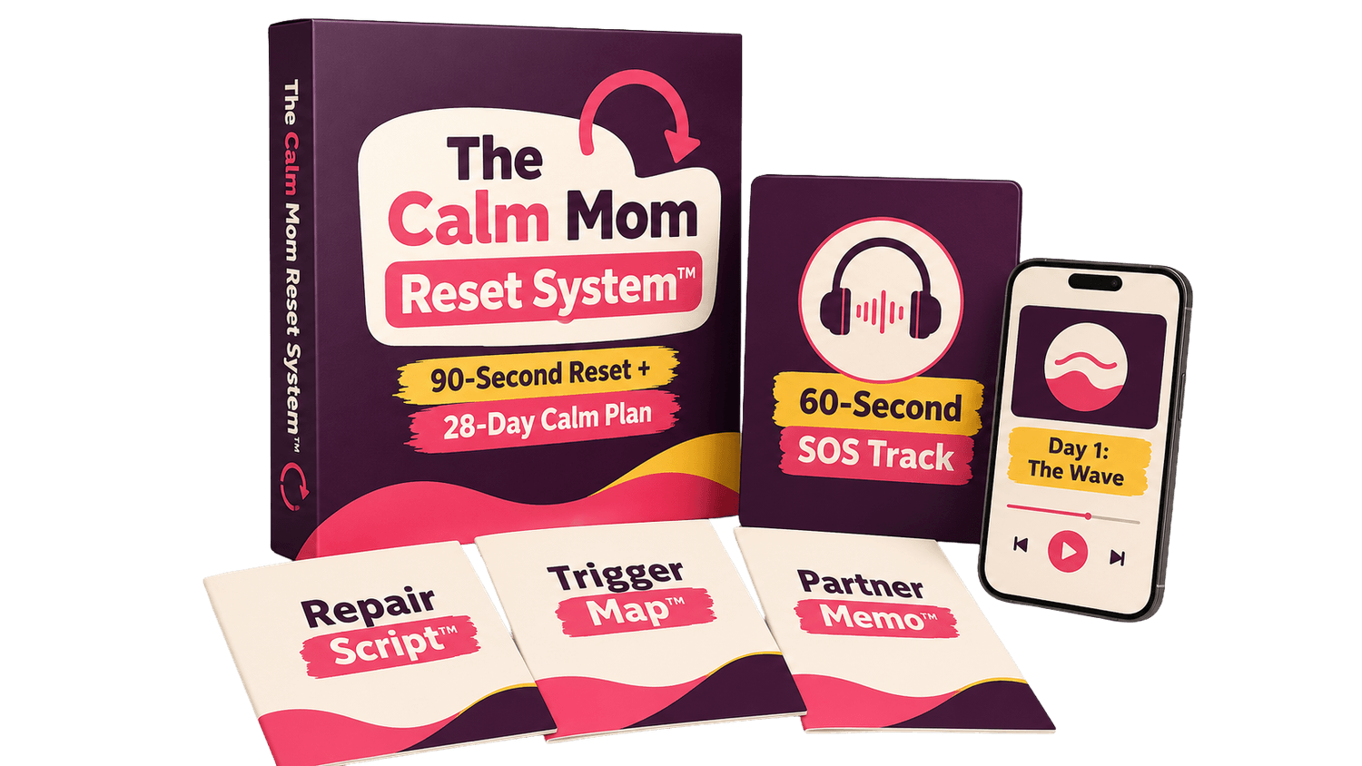 The Calm Mom Reset System — everything included